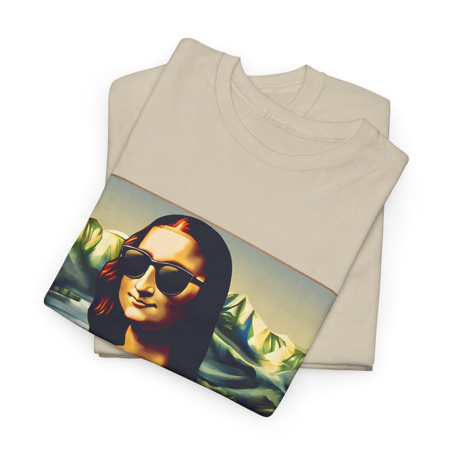 Camiseta deportiva de Flashlander: Mona Lisa moderna y divertida 