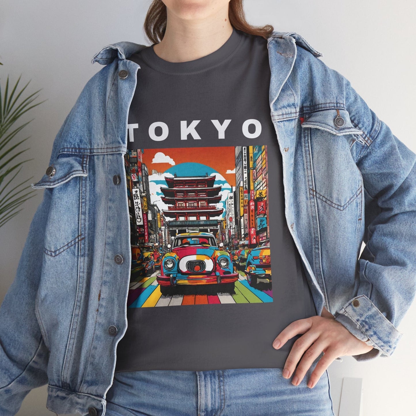 Tokyo Vintage Street Art Pop - Flashlander Gym Shirt