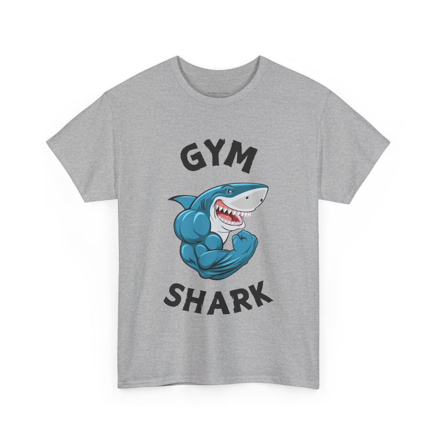 Muscle Gym Shark Bodybuilder Shirt - Flashlander