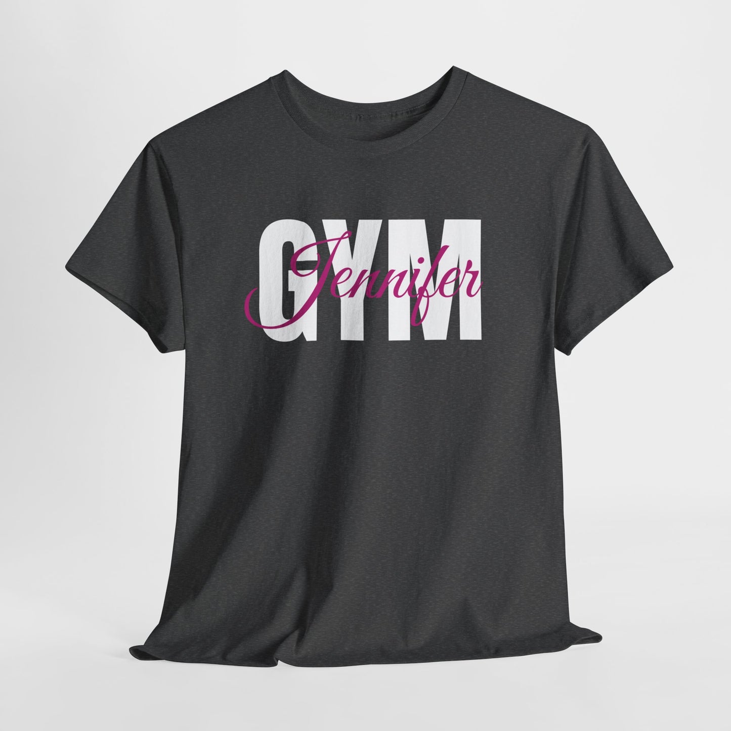 Personalized Gym Shirt, Gym Shirt, Fitness Shirt, Short Sleeve, Gift, Custom Name Gym, Logo, Your Own Text, Workout, Exercise, Gymnastics