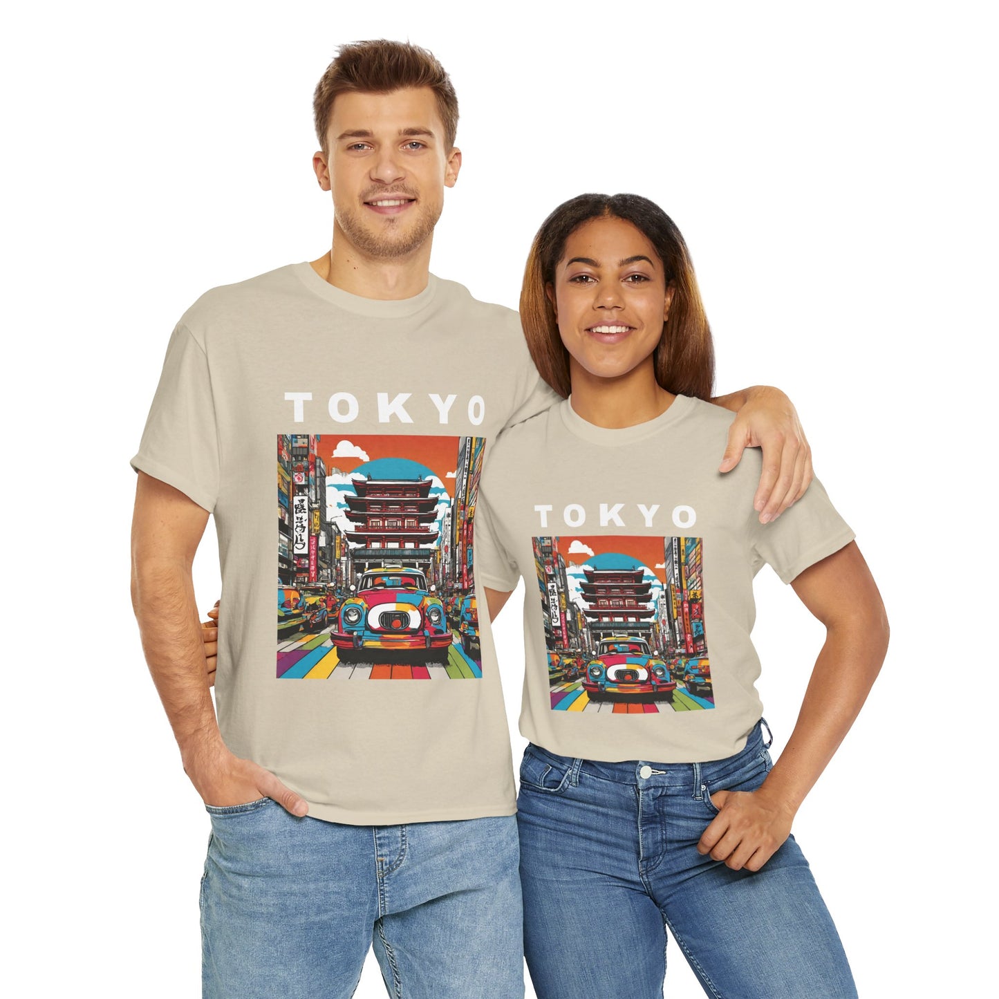 Tokyo Vintage Street Art Pop - Flashlander Gym Shirt