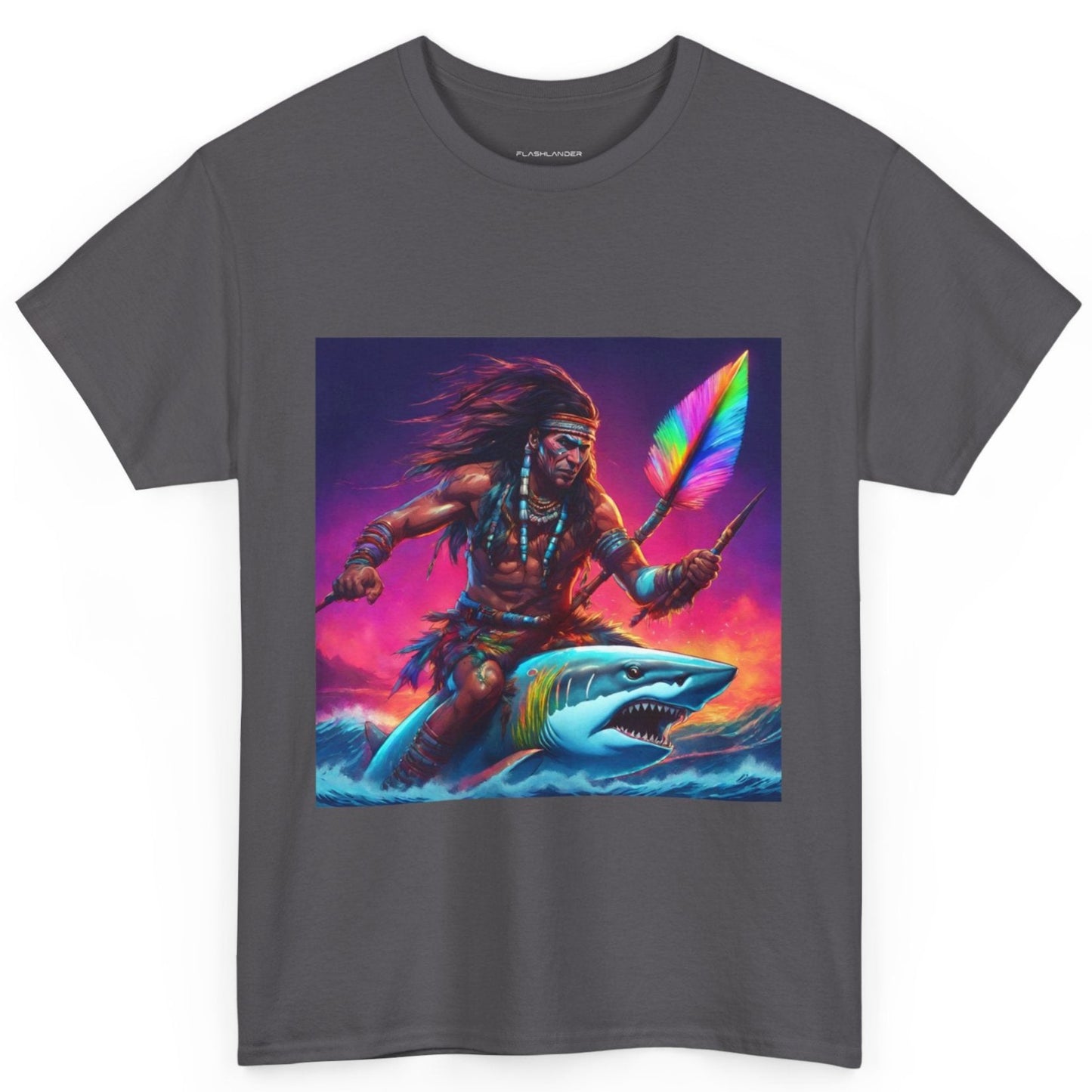 T-shirt de sport Flashlander Oceanic Warrior