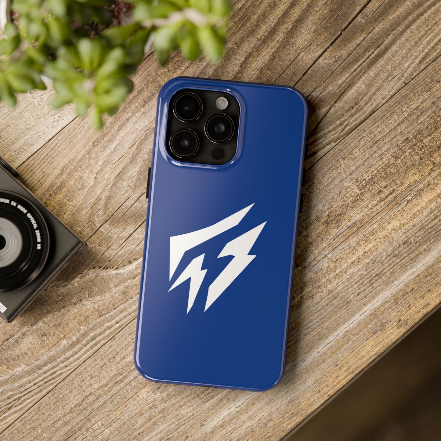 Flashlander Thunders Tough Phone Cases for all Iphone and Samsung Galaxy Dark Blue