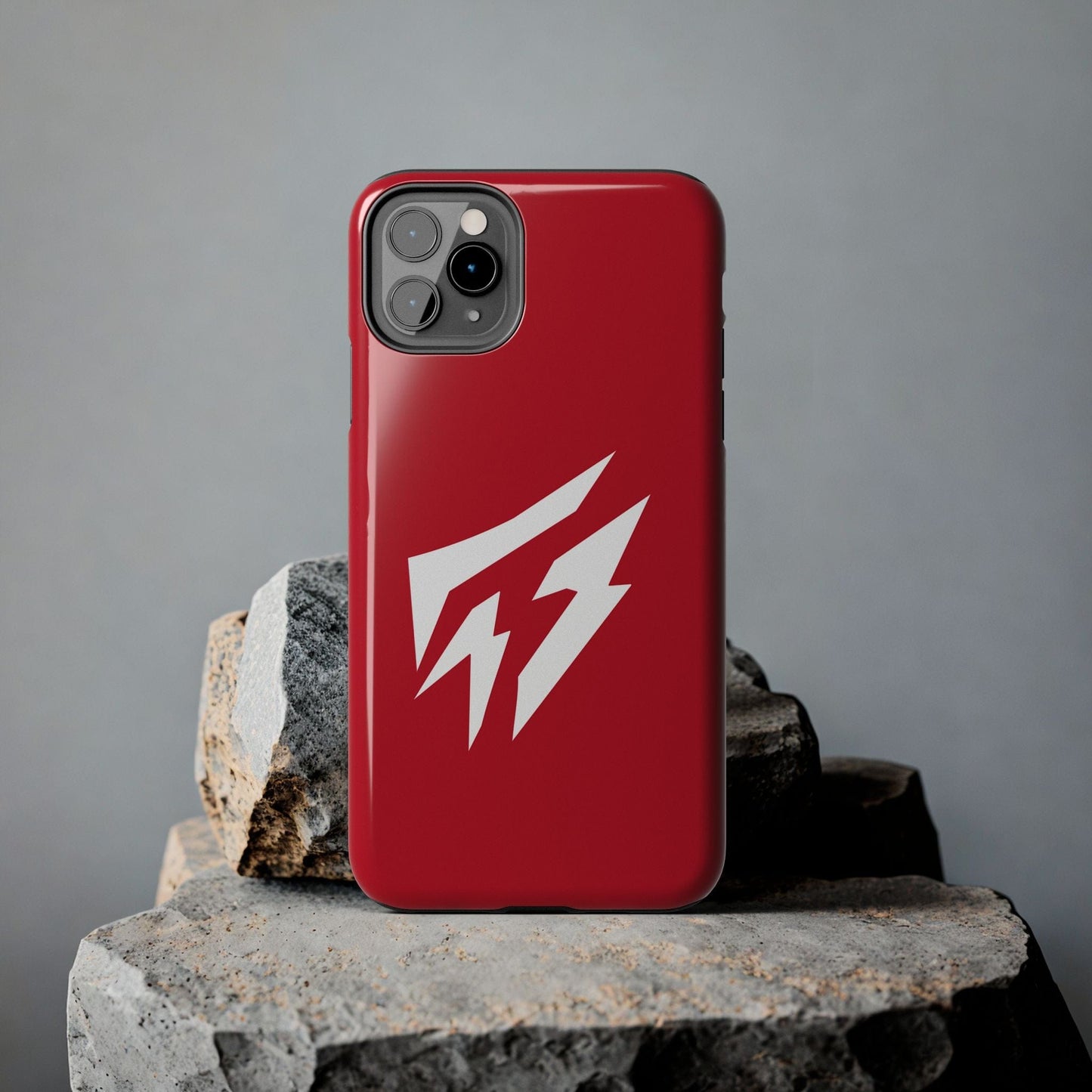 Flashlander Thunders Tough Phone Cases for all Iphone and Samsung Galaxy Dark Red