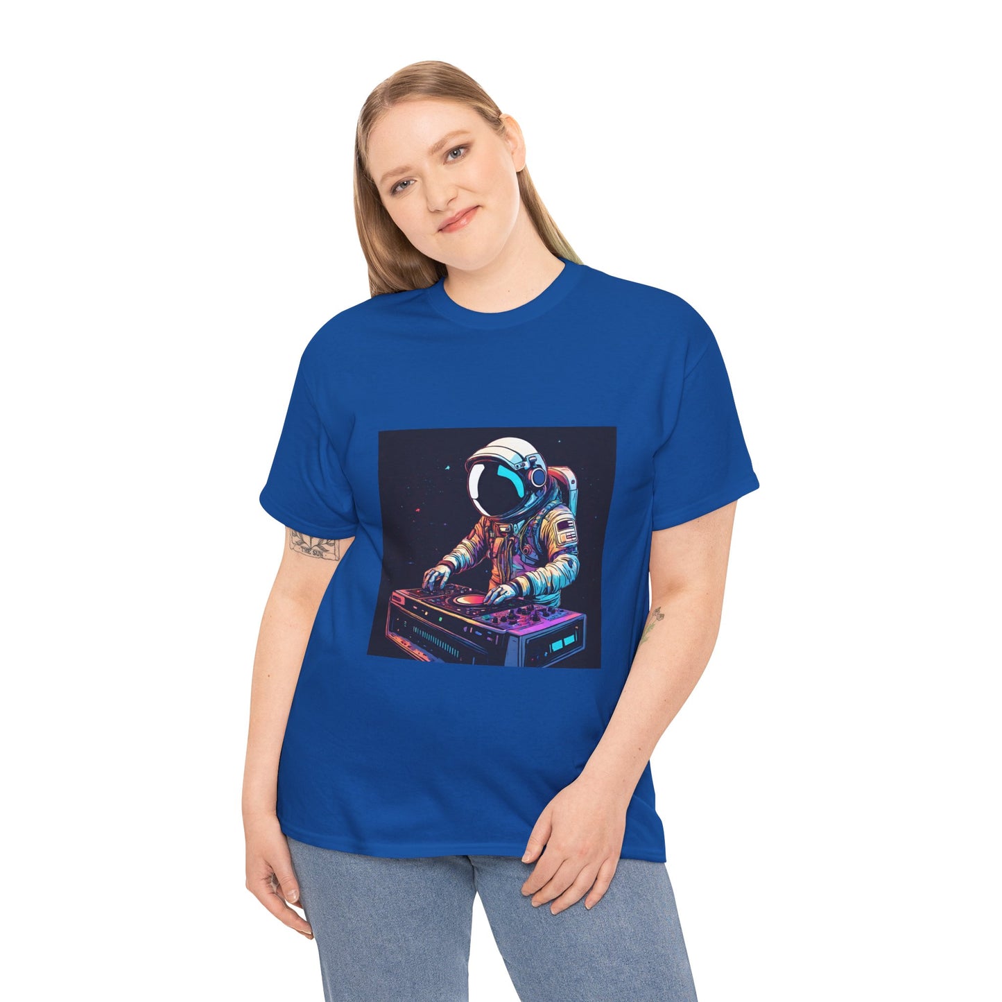 Astronaut Techno DJ Flashlander Gym Shirt