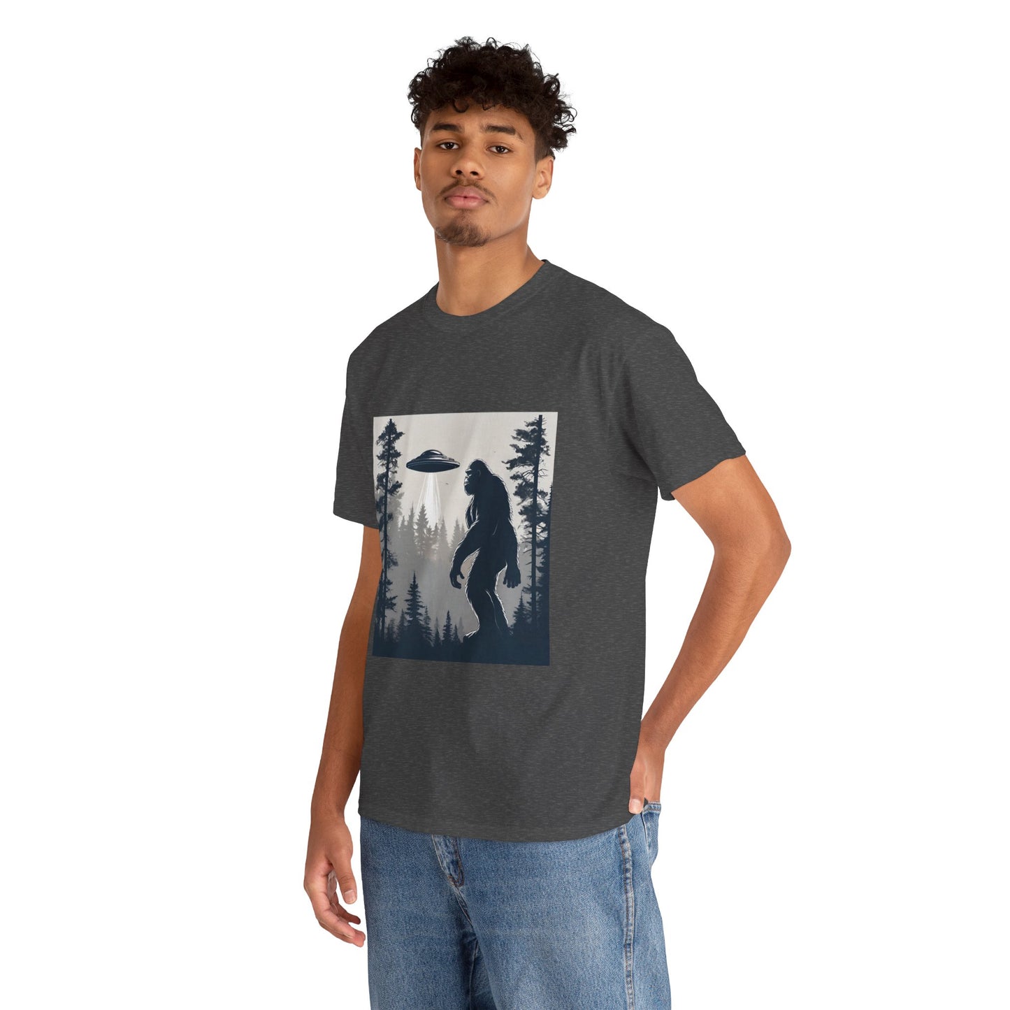 Sasquatch rencontre Bigfoot et OVNI - T-shirt de sport Flashlander