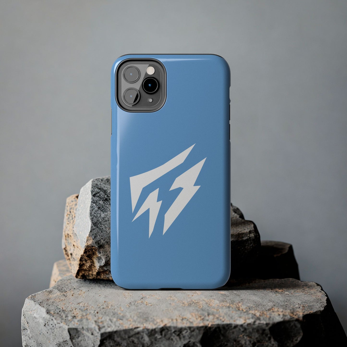 Flashlander Thunders Tough Phone Cases for all Iphone and Samsung Galaxy Light Blue