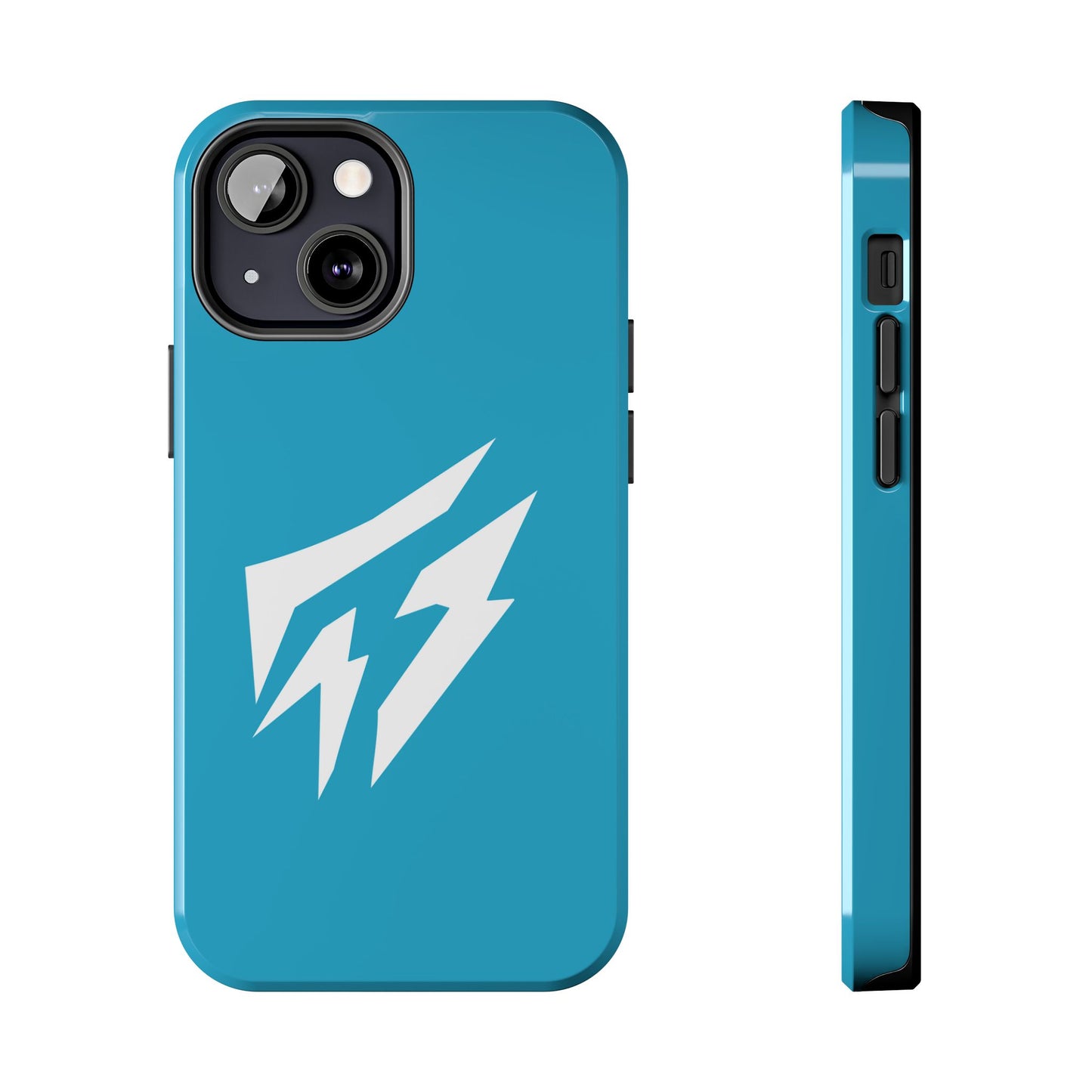 Flashlander Thunders Tough Phone Cases for all Iphone and Samsung Galaxy Blue Aqua Turquoise