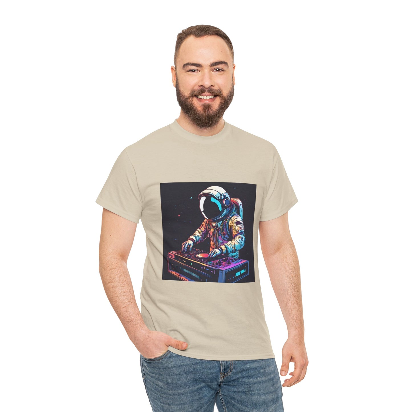 Astronaut Techno DJ Flashlander Gym Shirt