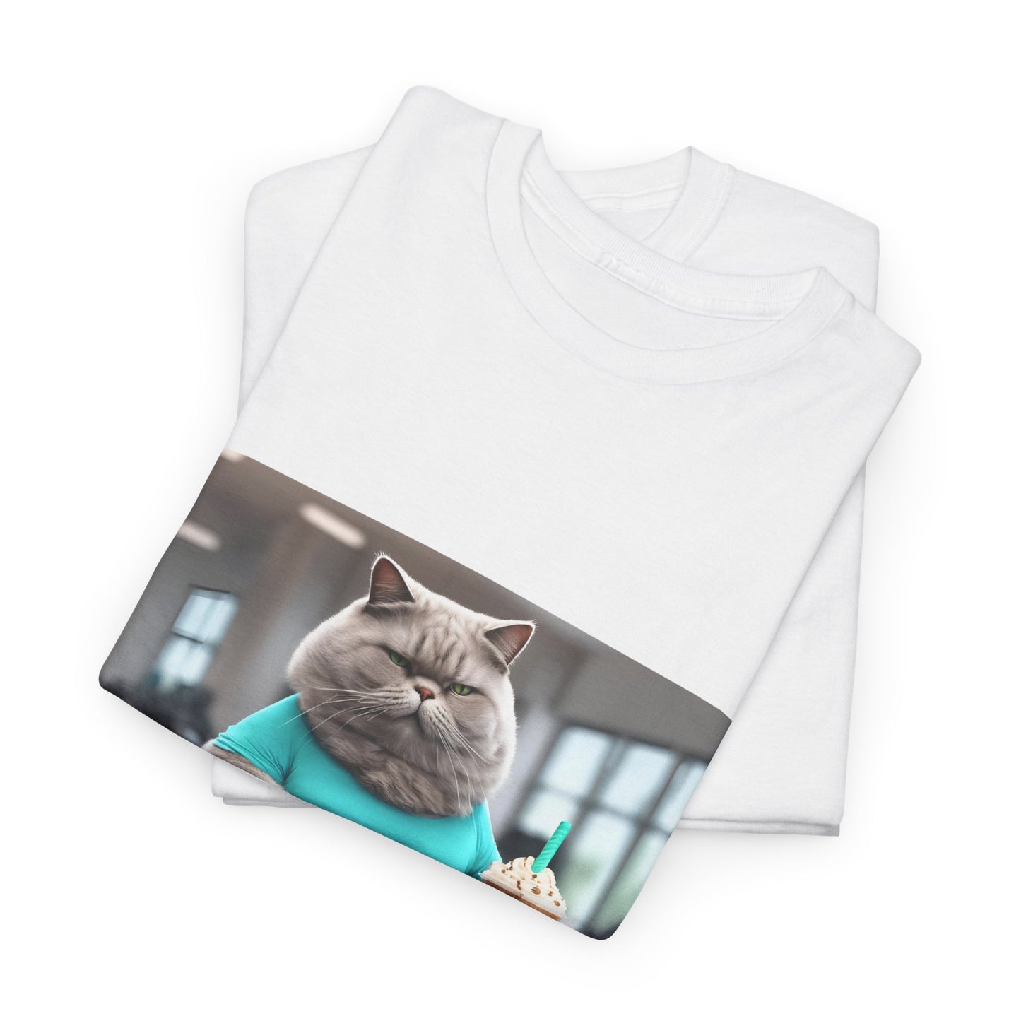 Funny Fat Cat On The Treadmill - Flashlander Gym Shirt