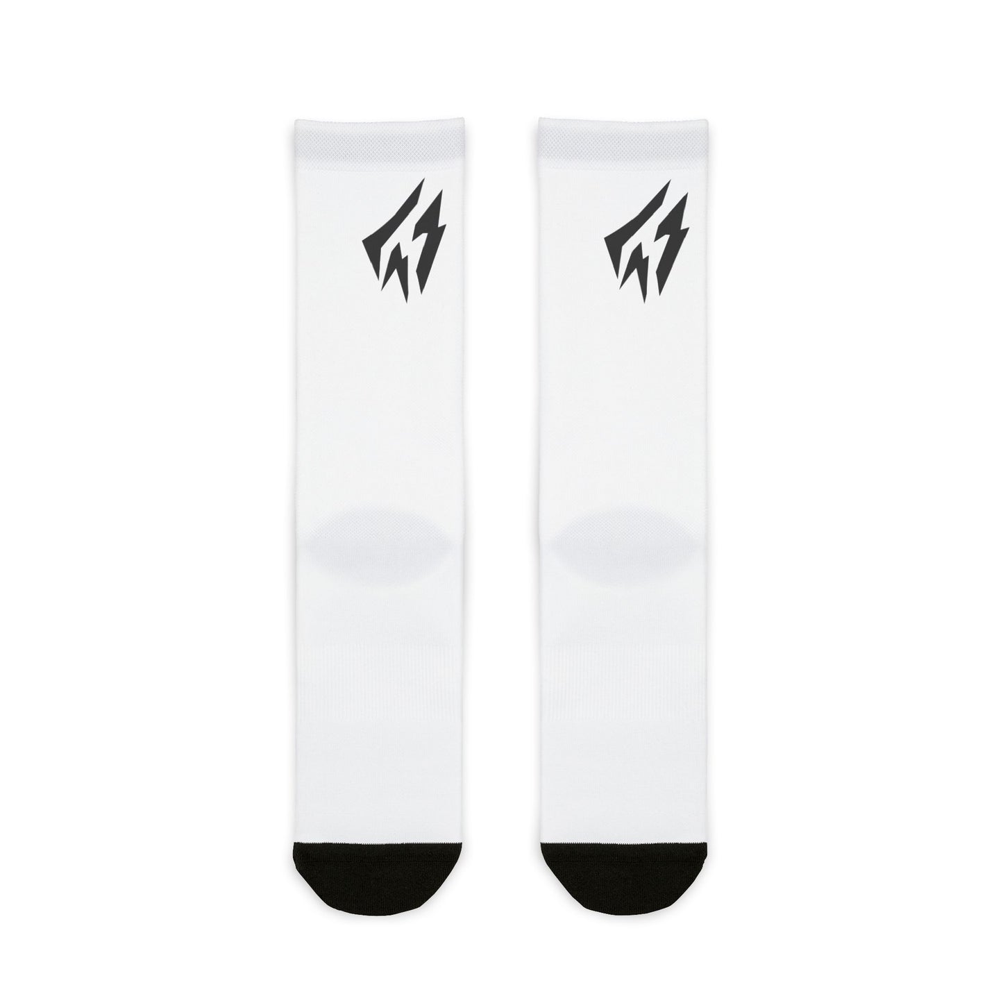 Flashlander Thunder Crew Sports Socks White