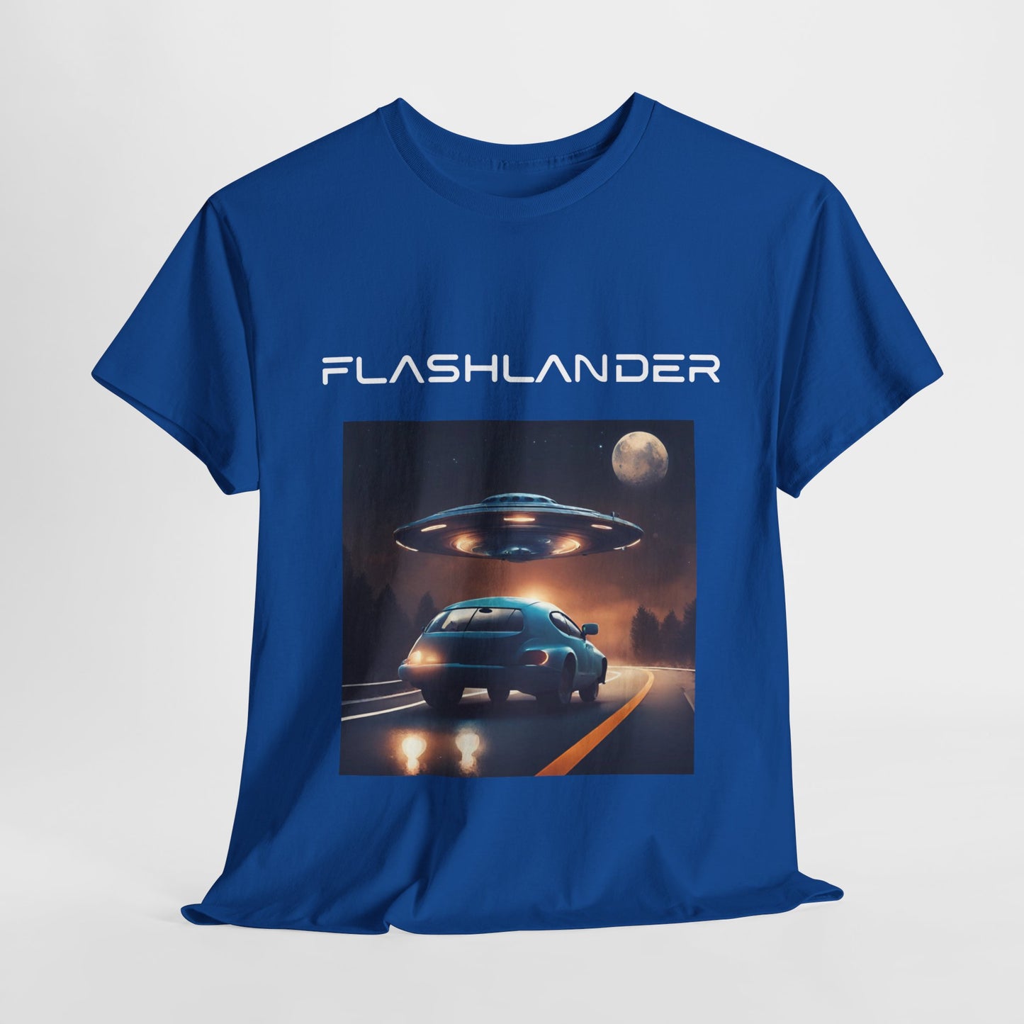 Retro UFO Alien Flashlander Gym Shirt