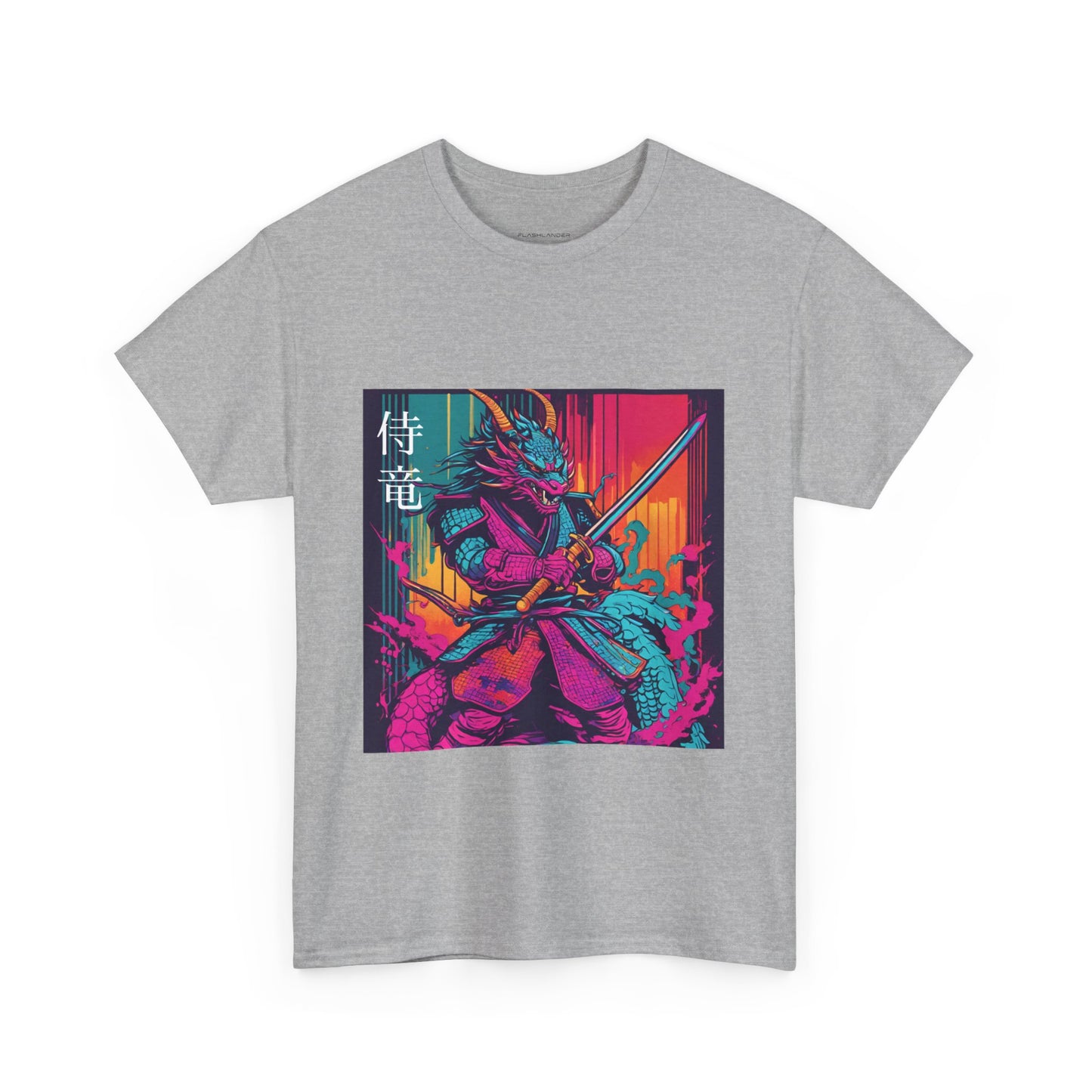 Dragon Samurai Pop Art - Flashlander Gym Shirt