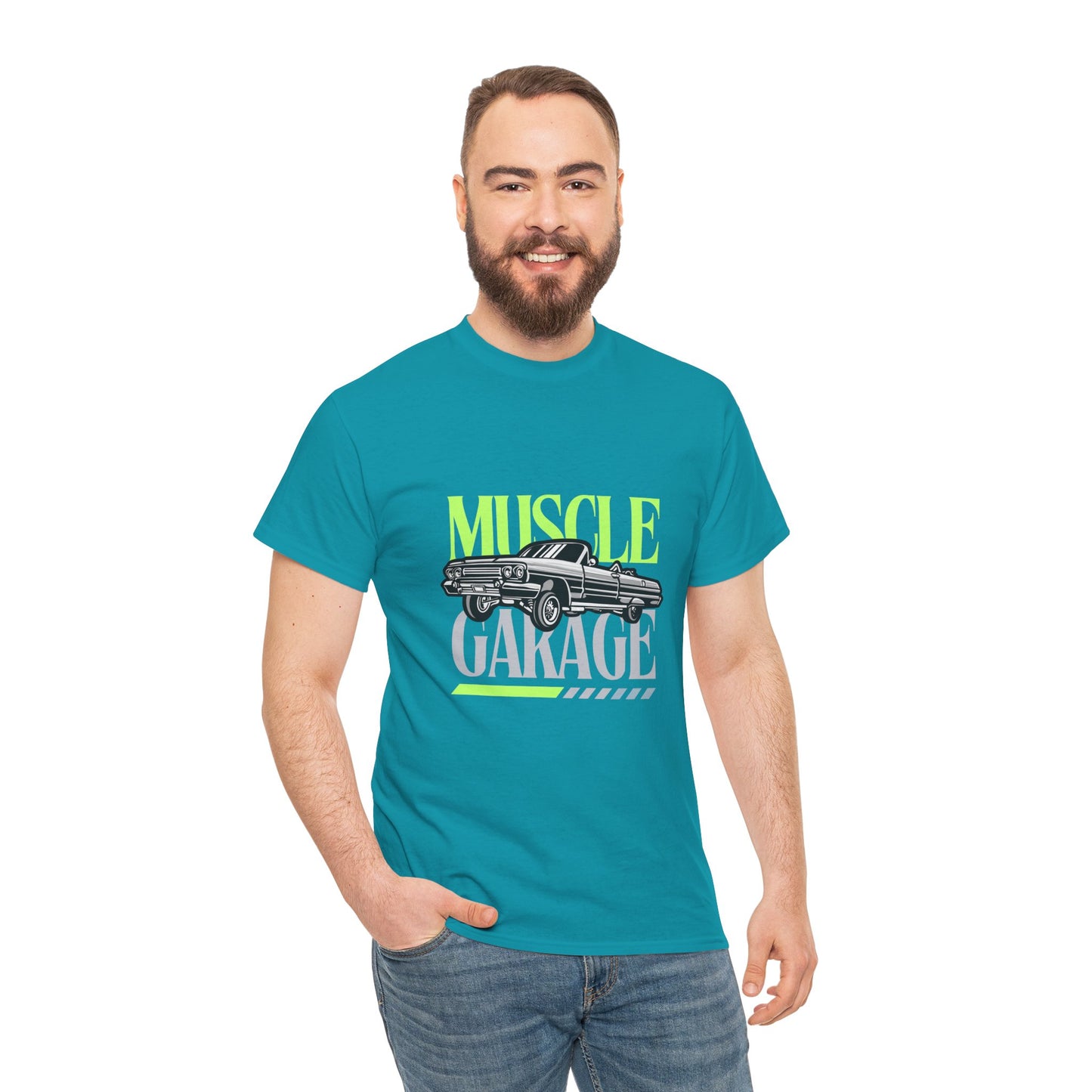 Garage de voitures vintage Muscle - T-shirt de sport Flashlander