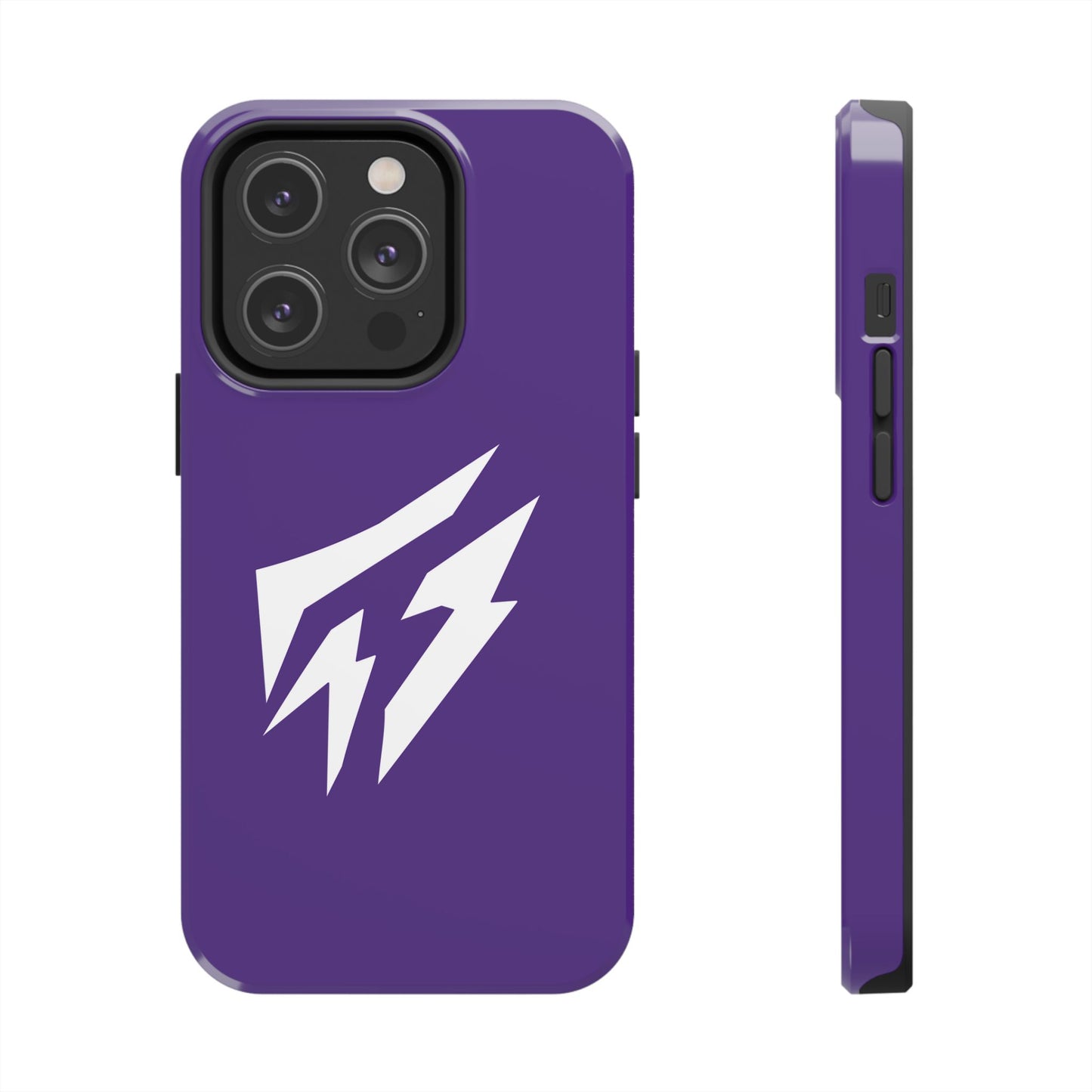 Flashlander Thunders Tough Phone Cases for all Iphone and Samsung Galaxy Purple