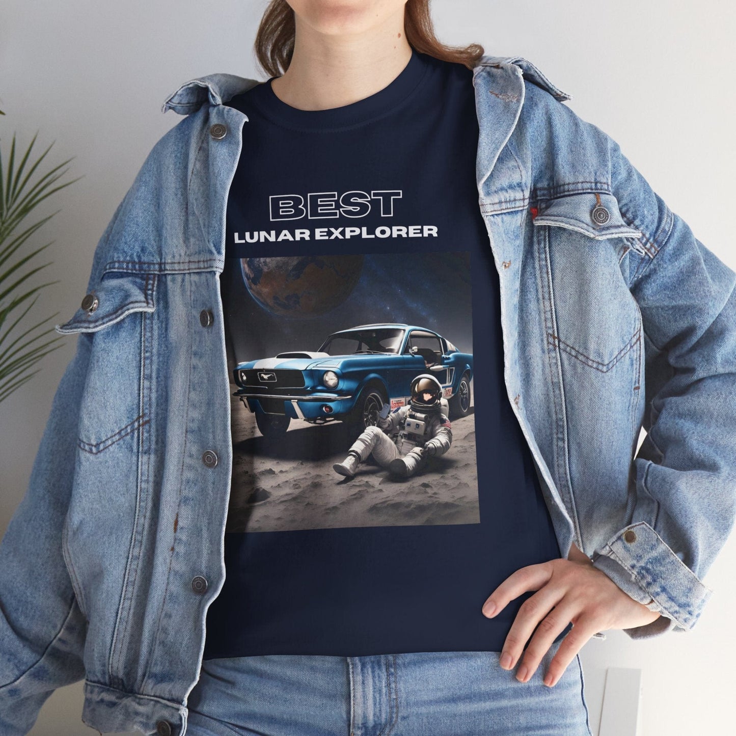 Astronaut Adventure Best Lunar Explorer Graphic Tee Flashlander