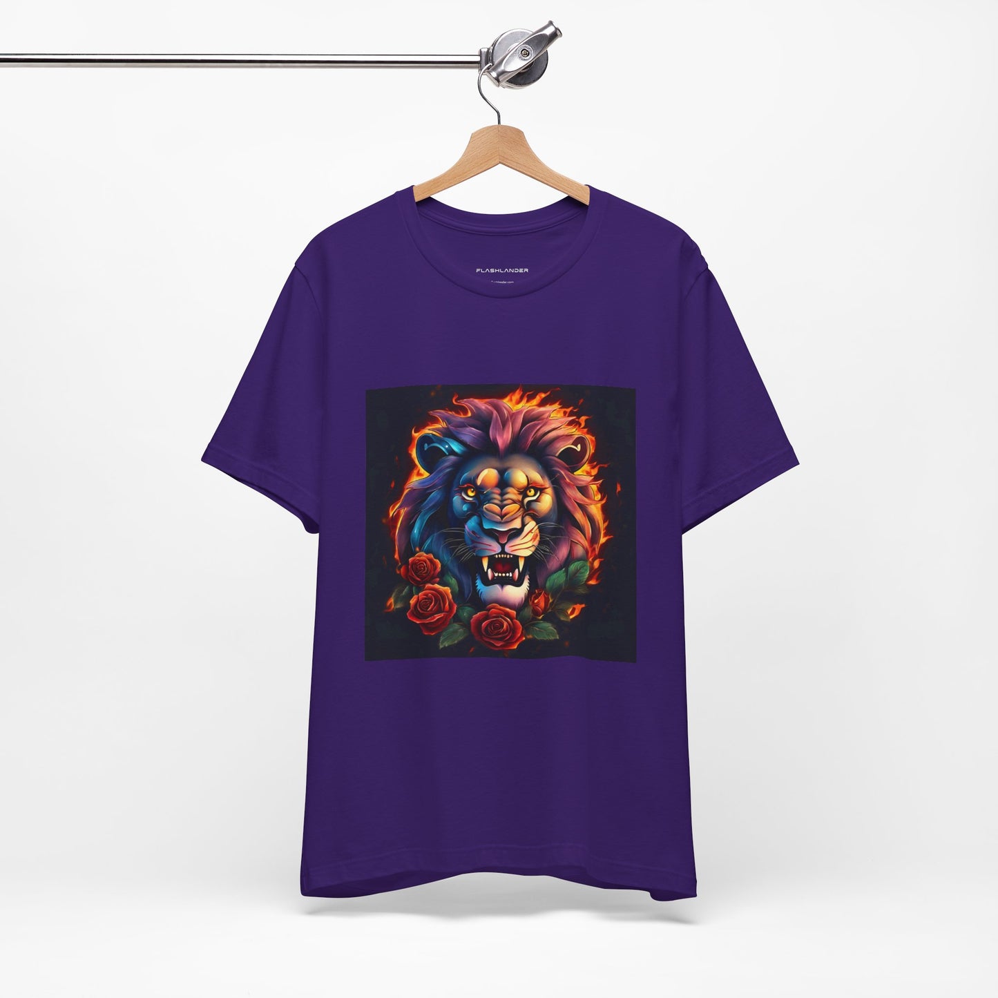 Brave Lion Flames Flashlander Gym Shirt