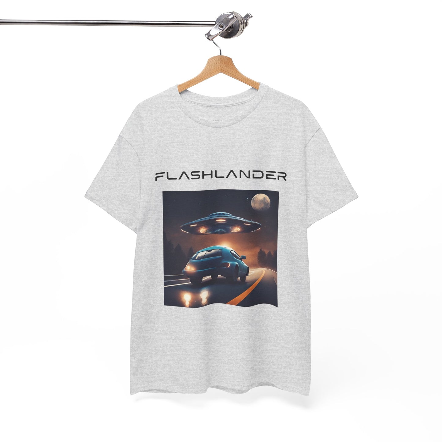 Retro UFO Alien Flashlander Gym Shirt