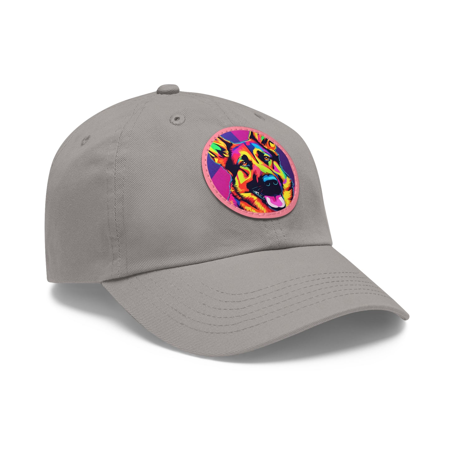 German Shepherd Dog Hat Sportswear Hat German Shepherd Dog Cap German Shepherd Dog Art Pop Hat Dad Hat with Patch (Round) Baseball Cap Pop Art Dog Hap Custom Cap Flashlander