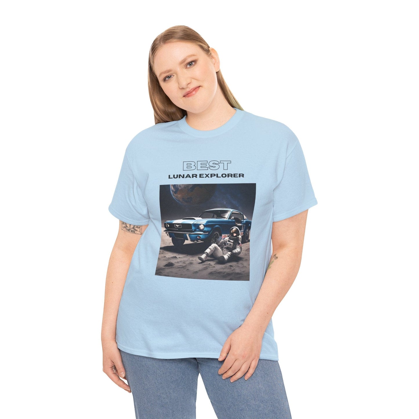 Astronaut Adventure Best Lunar Explorer Graphic Tee Flashlander