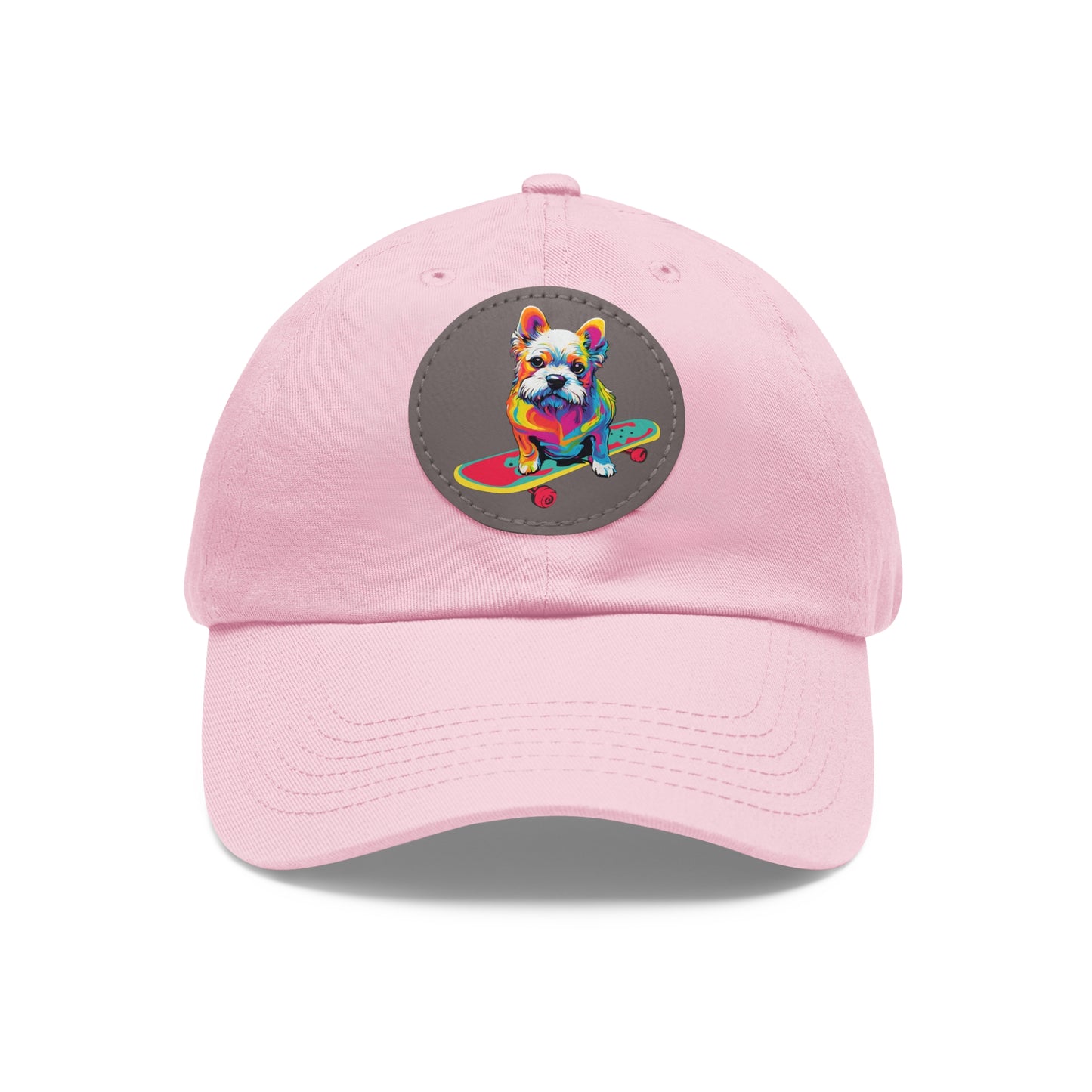 Skateboard Dog Hat Skateboard Dog Cap Art Pop Dog Hat Dad Hat with Patch Baseball Puppy Hat Puppy Cap Paw Cap Dog Hat Dog Cap Art PopDog Cap