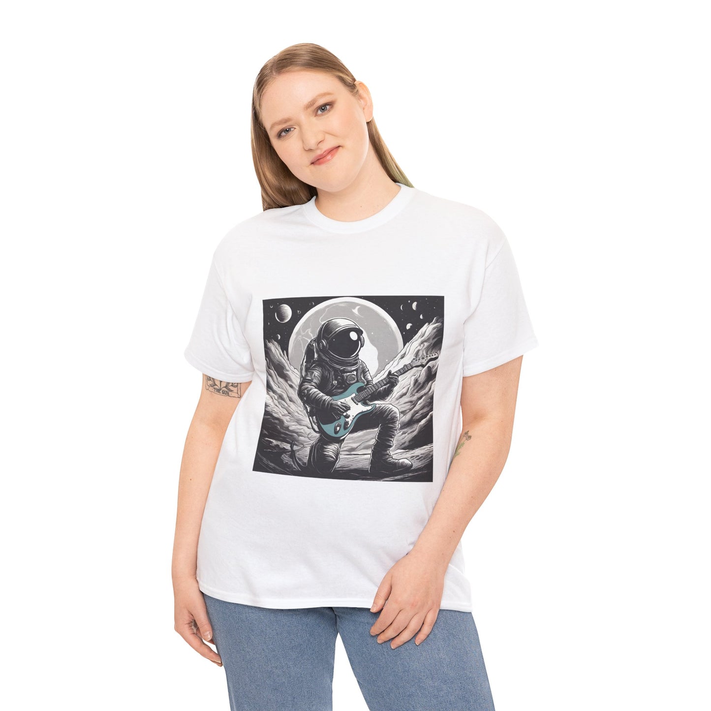 Galactic Jam Rockstar Astronaut Flashlander Gym Shirt