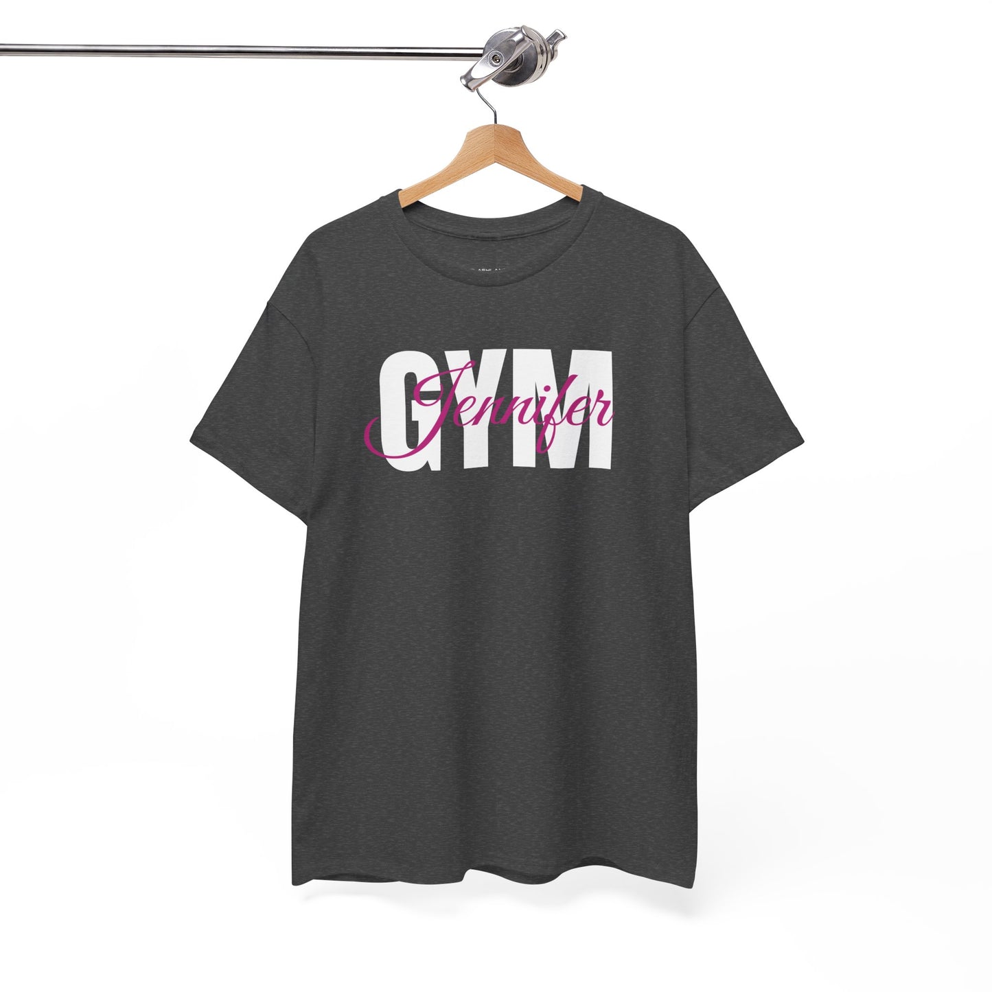 Personalized Gym Shirt, Gym Shirt, Fitness Shirt, Short Sleeve, Gift, Custom Name Gym, Logo, Your Own Text, Workout, Exercise, Gymnastics