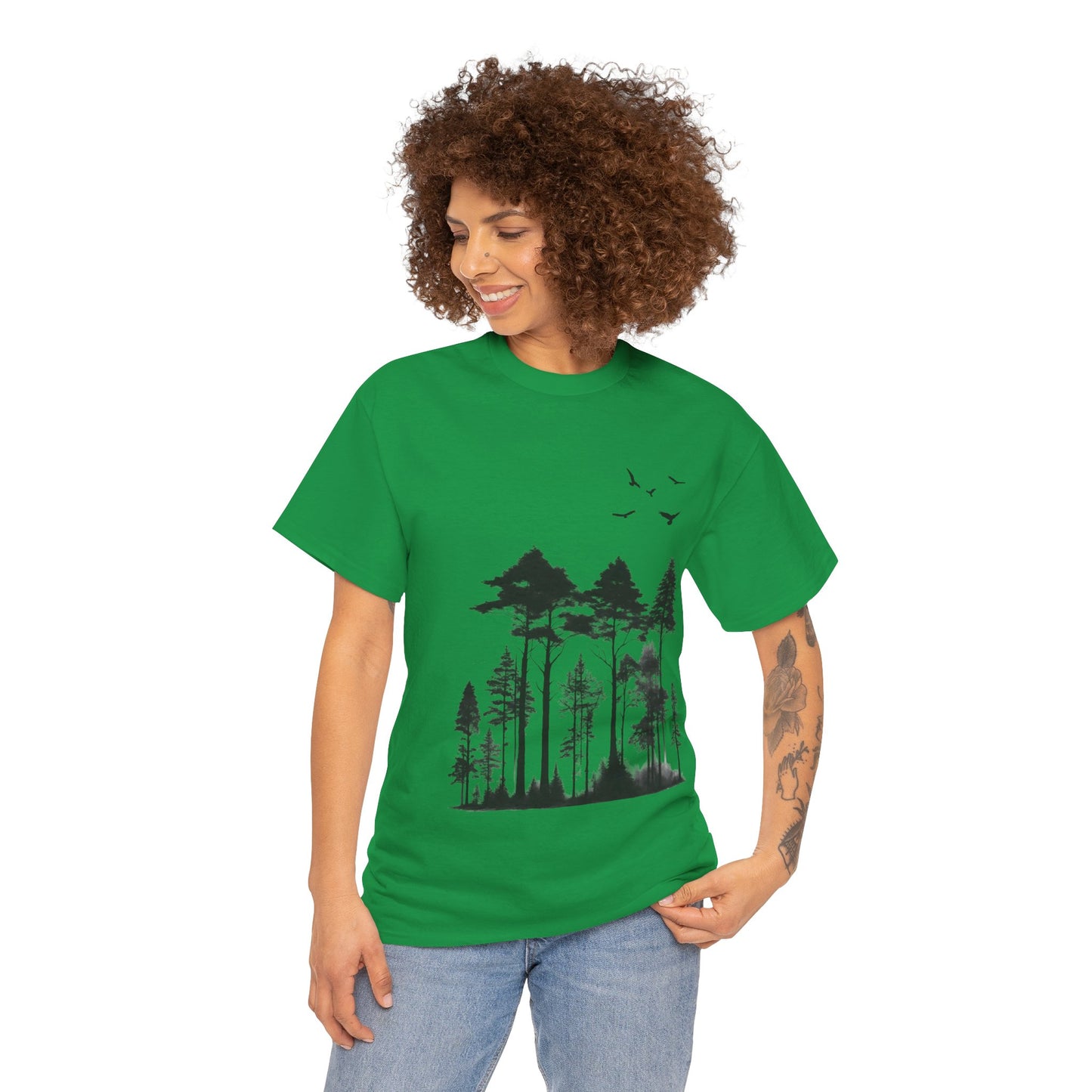 T-shirt de sport Pine Tree Forest Flashlander