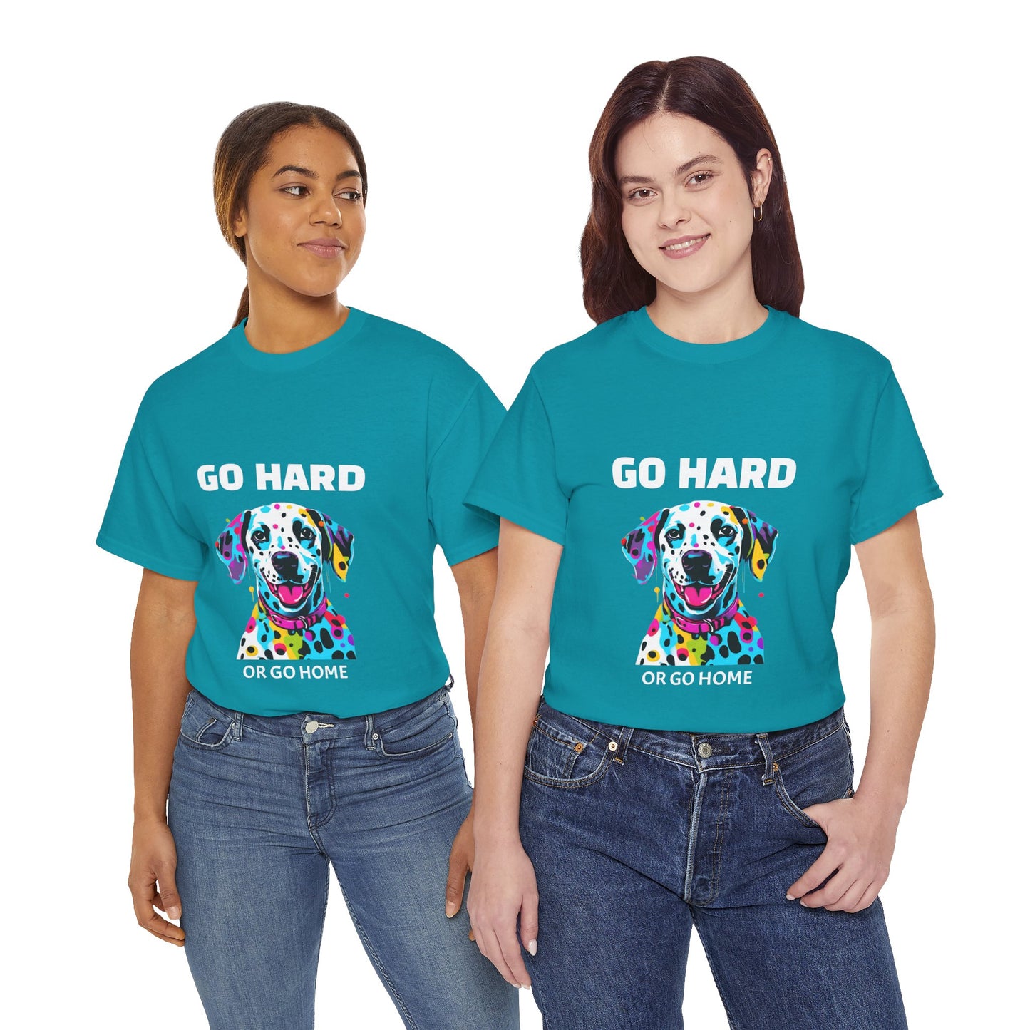 Dalmatian Dog Pop Art  - Go Hard Or Go Home Flashlander Gym Shirt