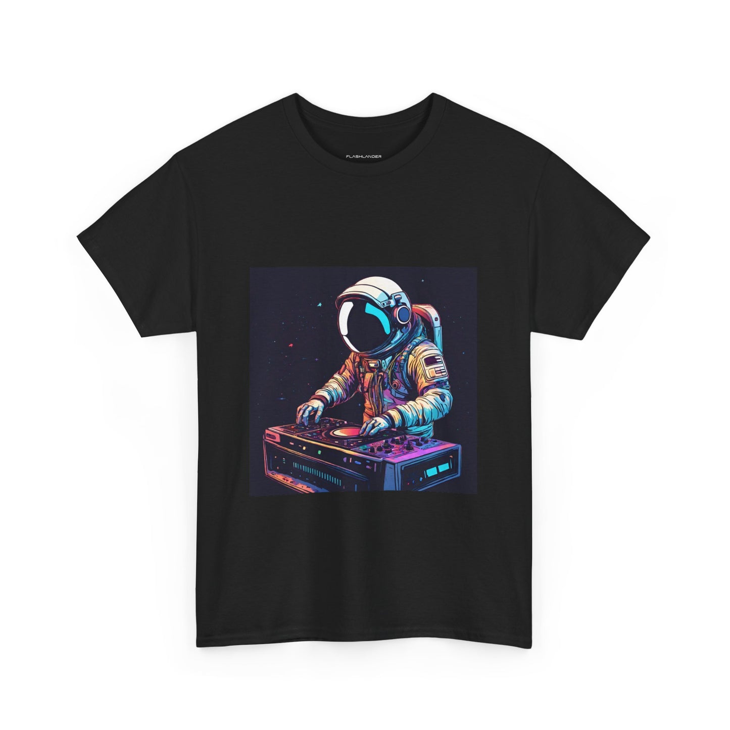 Astronaut Techno DJ Flashlander Gym Shirt