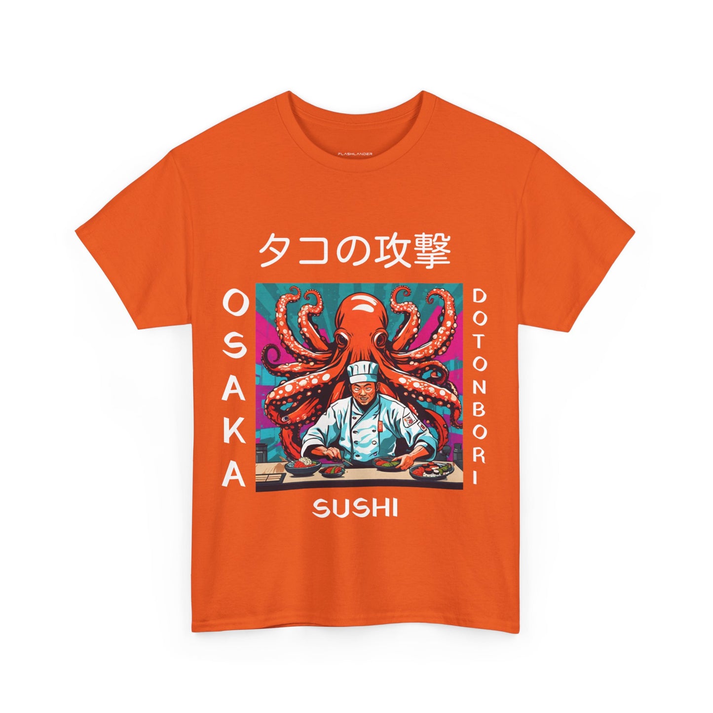 Octopus Escape Sushi Chef - Flashlander Gym Shirt