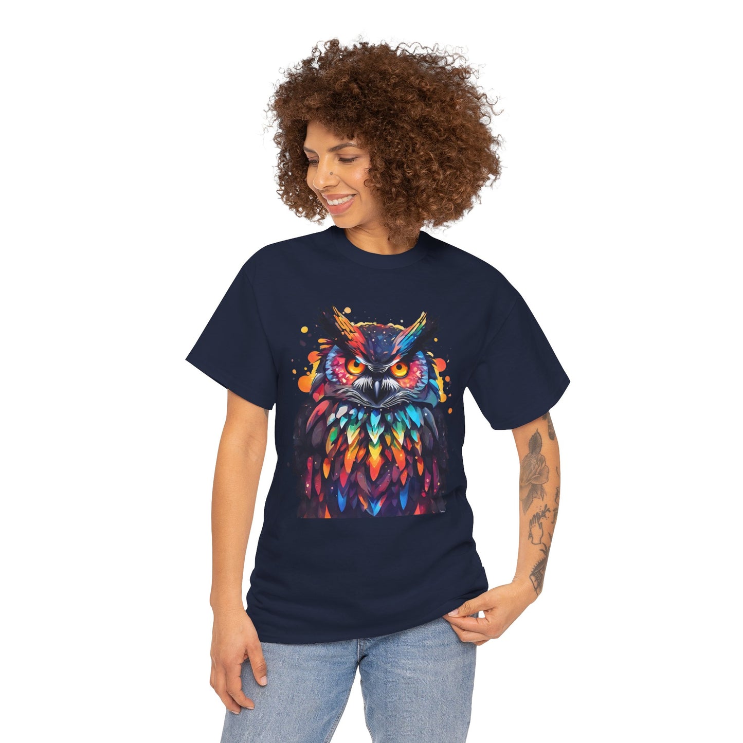 Owl Feathered Symphony Flashlander Gym Shirt