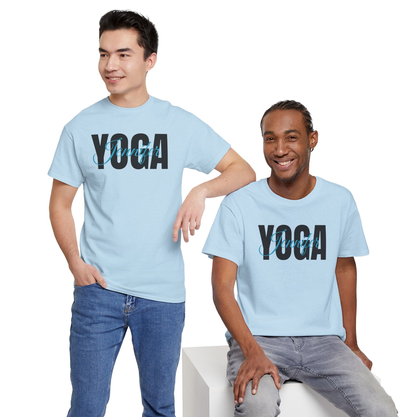 Personalized Yoga Shirt with Custom Name - Flashlander Gym Tee