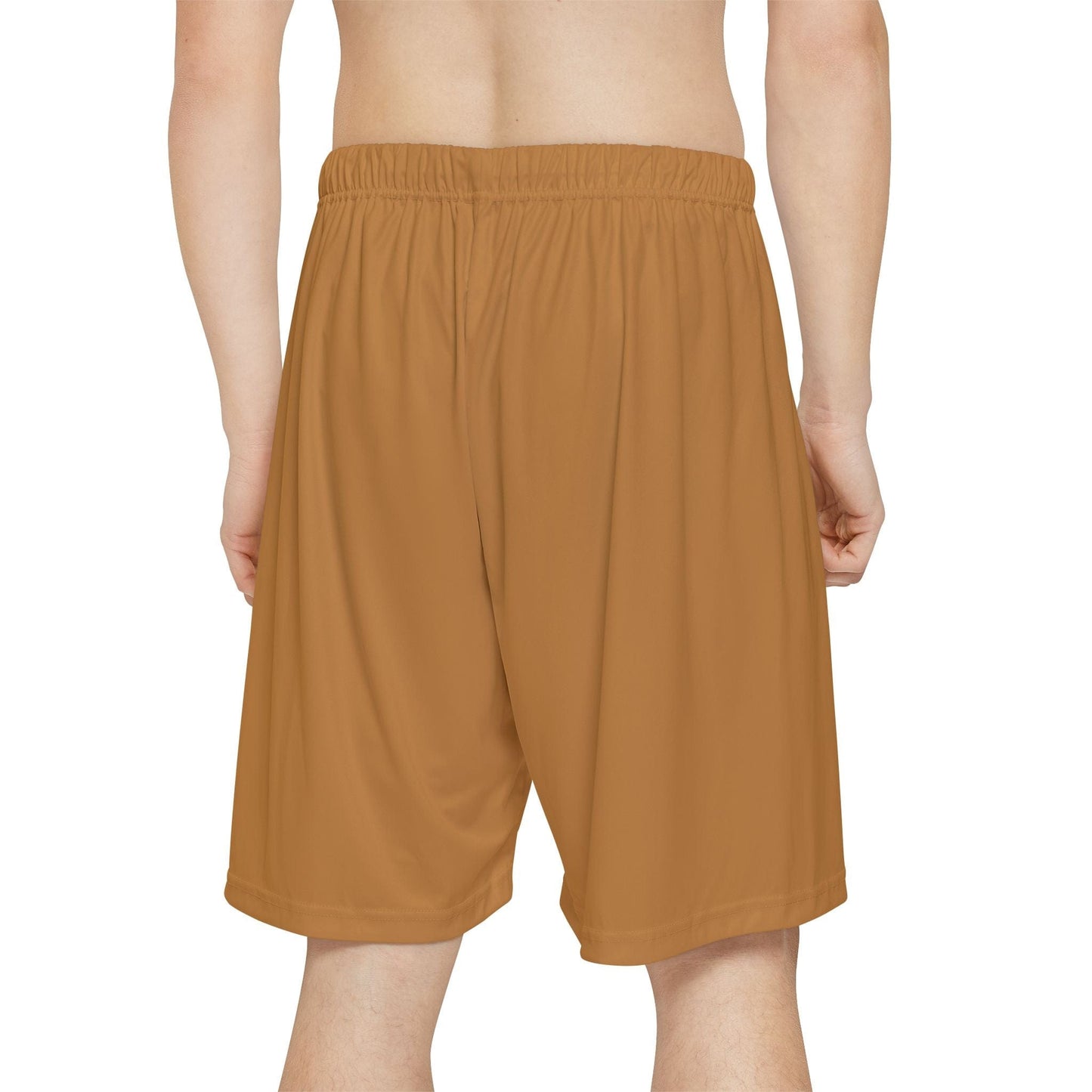 Flashlander ALG Performance Men’s Sports Shorts (AOP) Light Brown B