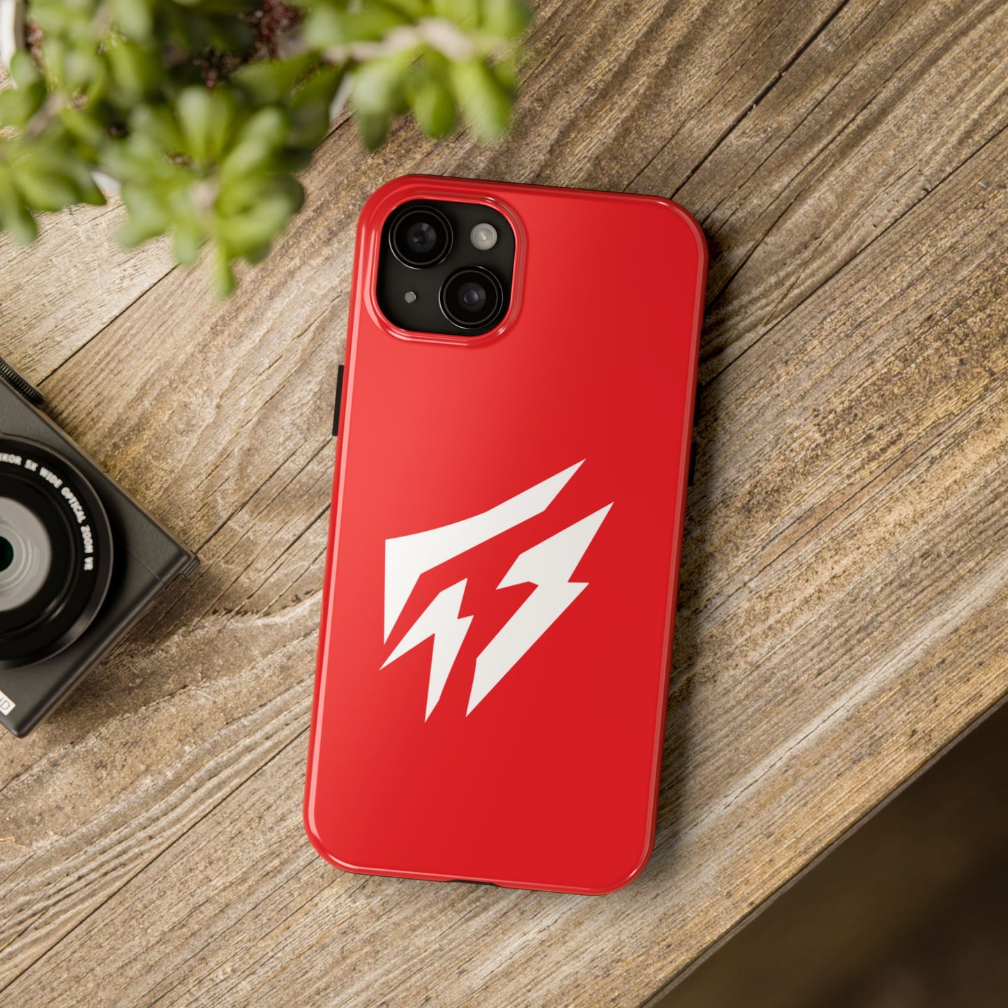 Flashlander Thunders Tough Phone Cases for all Iphone and Samsung Galaxy Red