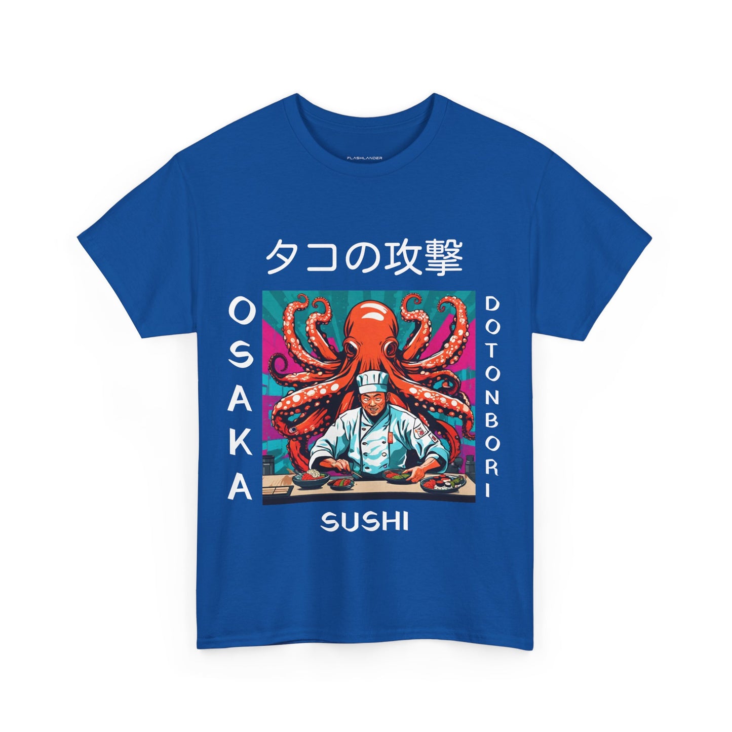 Octopus Escape Sushi Chef - Flashlander Gym Shirt