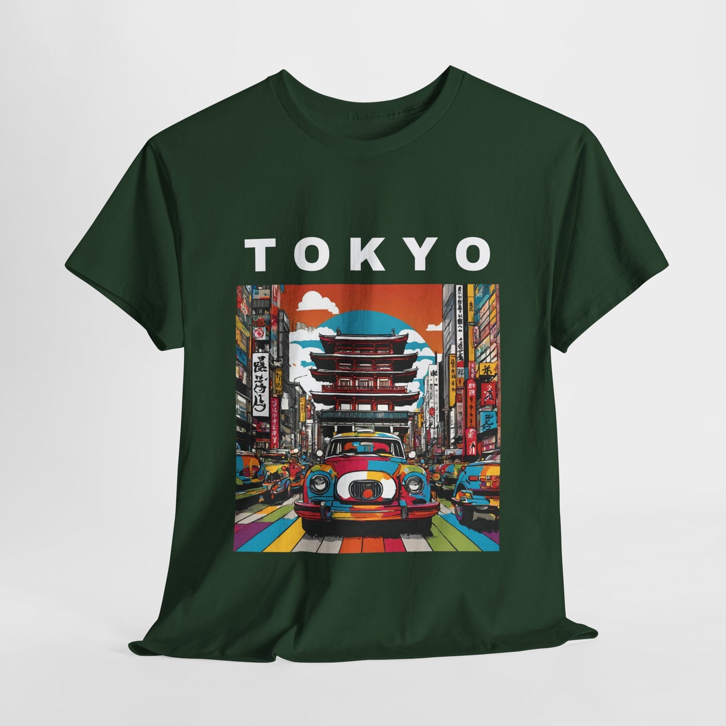 Tokyo Vintage Street Art Pop - Flashlander Gym Shirt