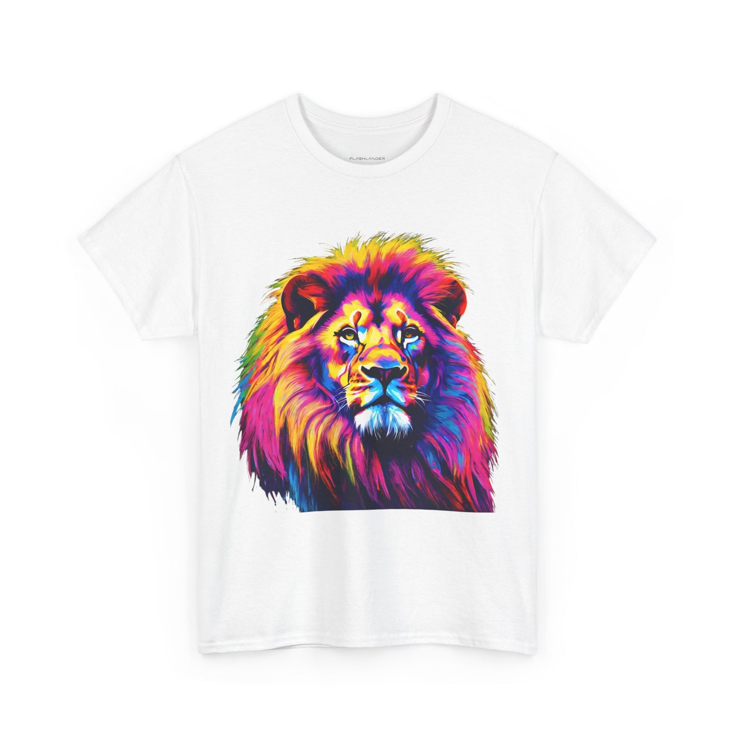 Lion Art Pop T-Shirt Flashlander