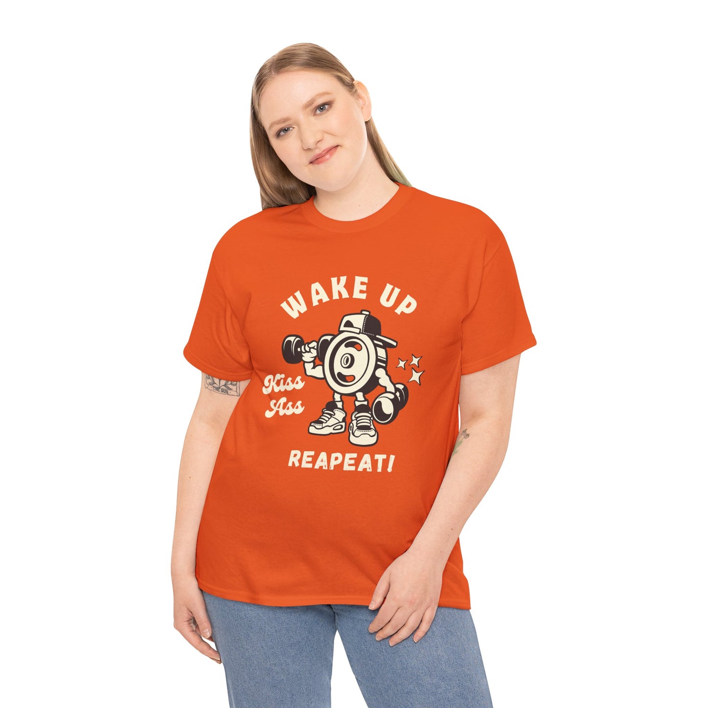 Wake Up Kiss Ass Reapeat - Flashlander Gym Shirt