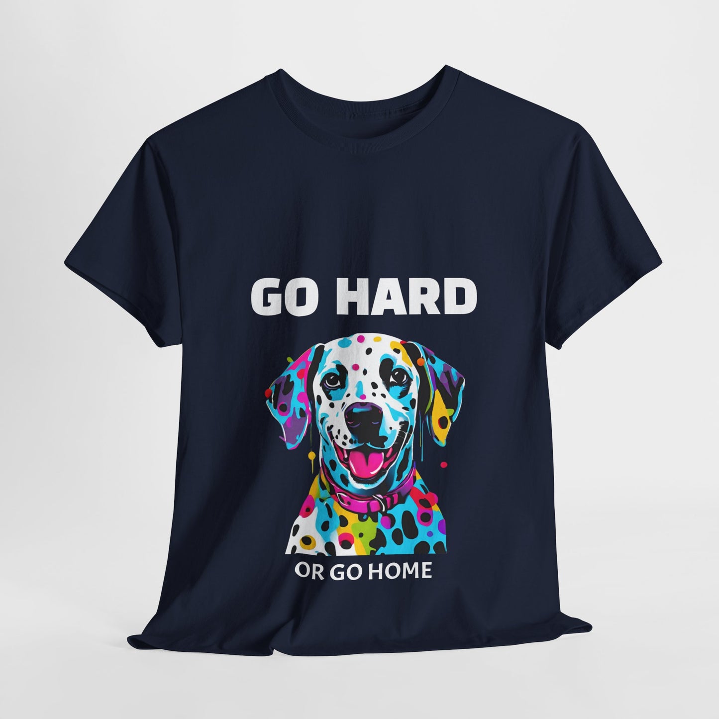 Dalmatian Dog Pop Art  - Go Hard Or Go Home Flashlander Gym Shirt