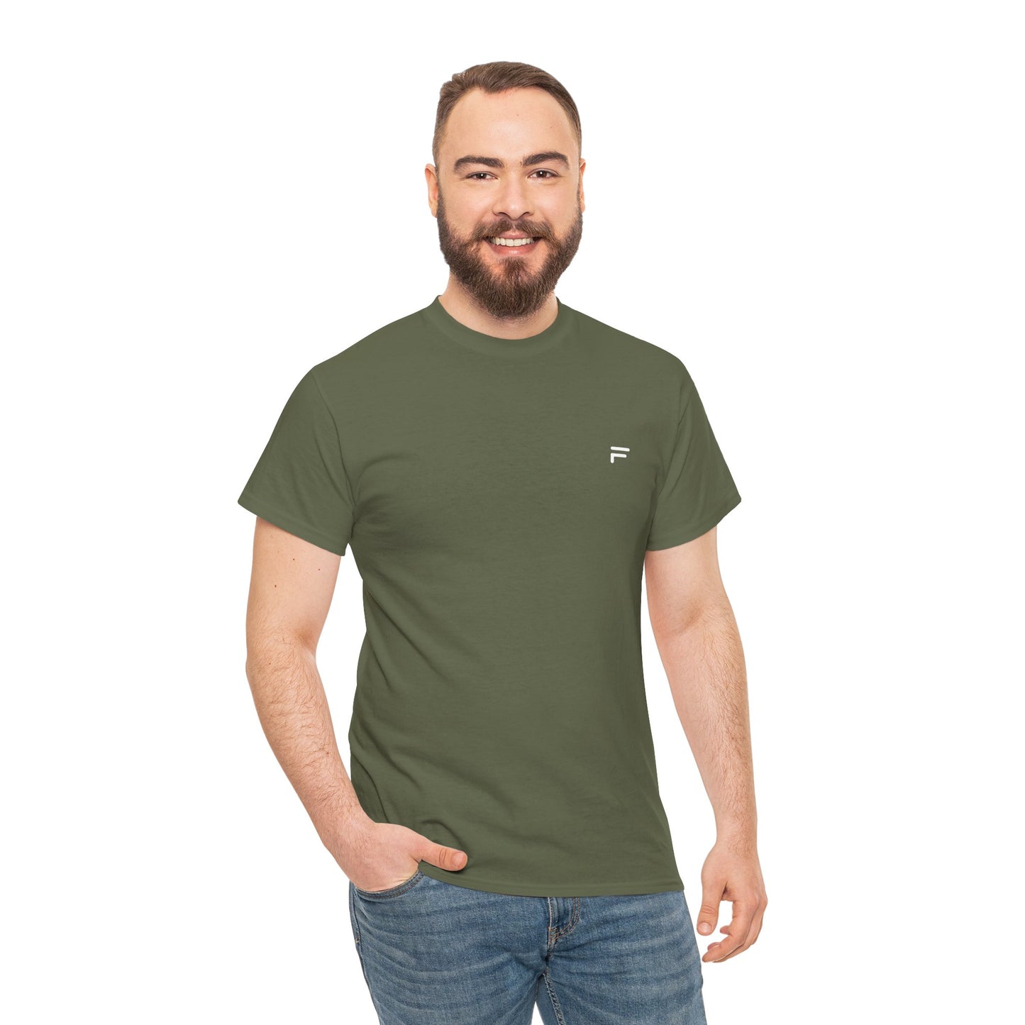 Unisex Heavy Cotton Tee Branded Flashlander