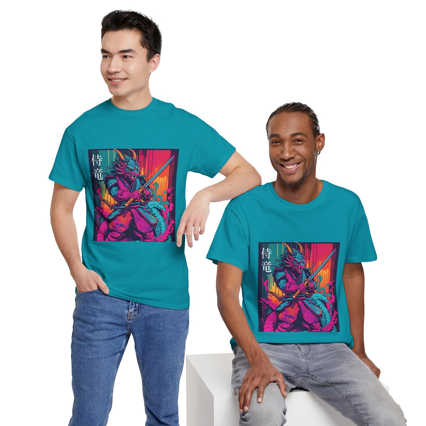 Dragon Samurai Pop Art - Flashlander Gym Shirt