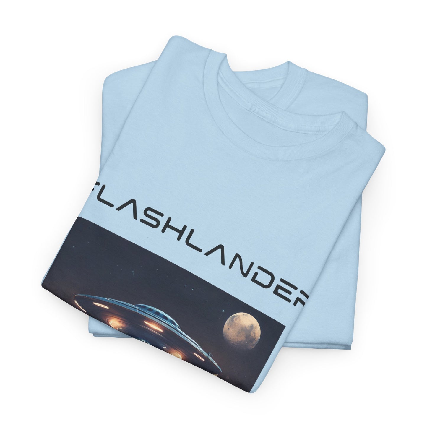 Retro UFO Alien Flashlander Gym Shirt