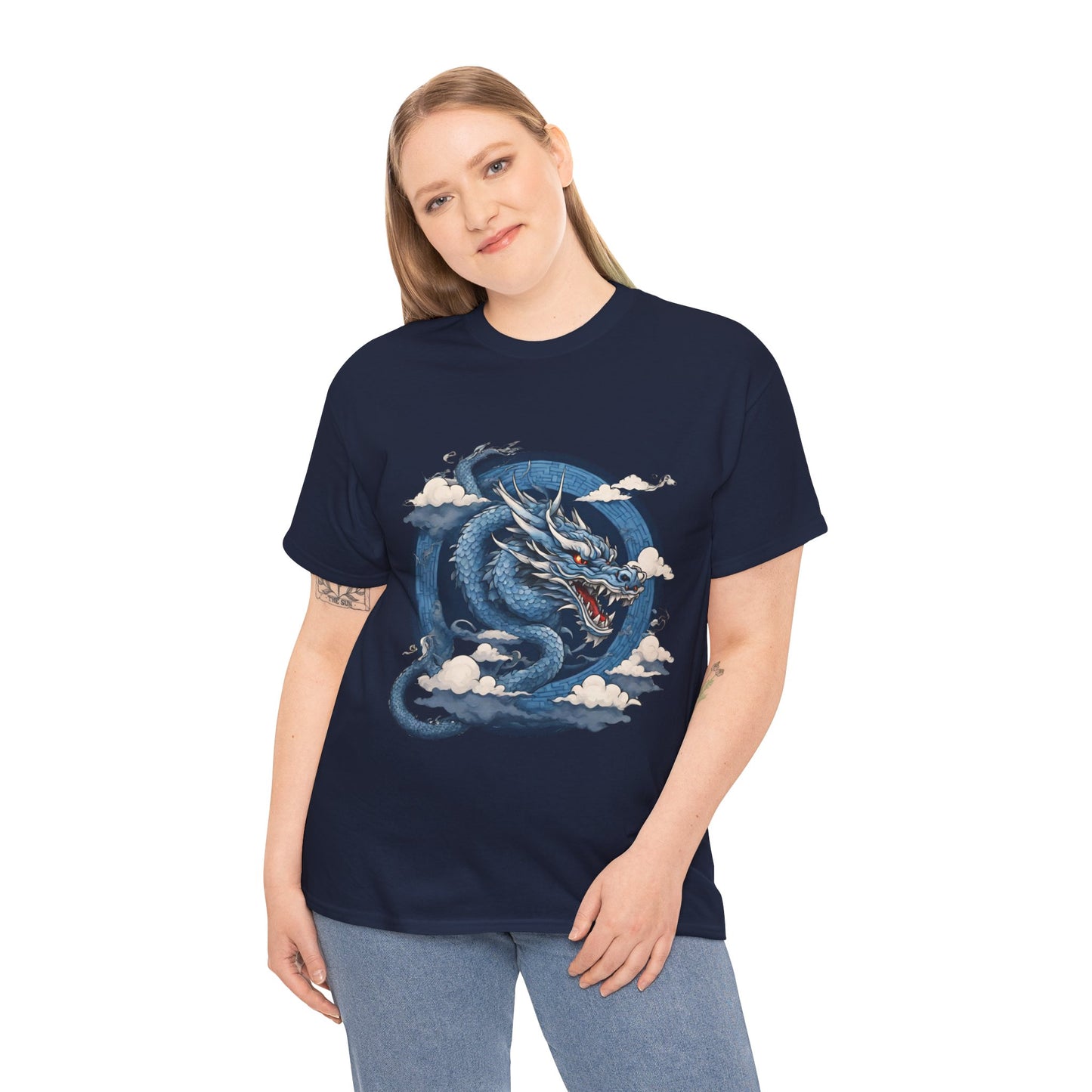 Dragon bleu japonais - T-shirt de sport Flashlander