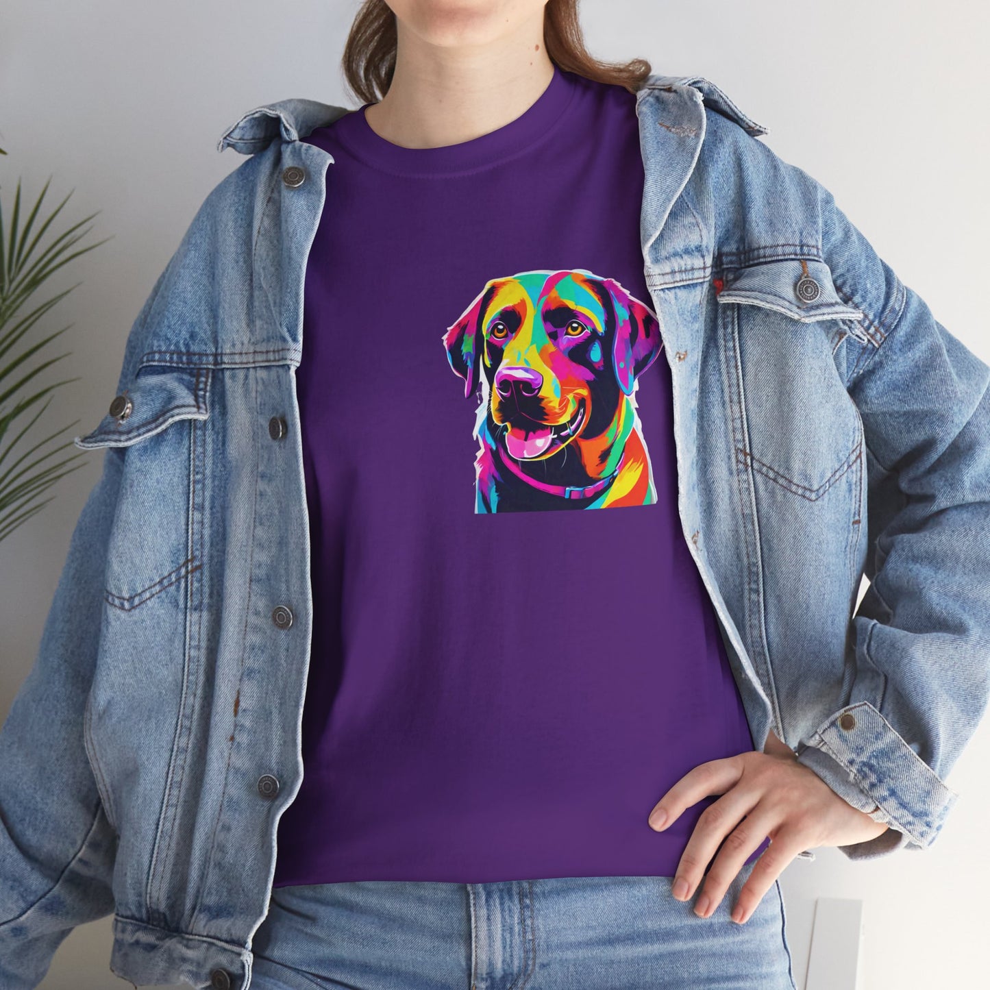 Pop Art Lab Dog in the Heart Flashlander Gym Shirt