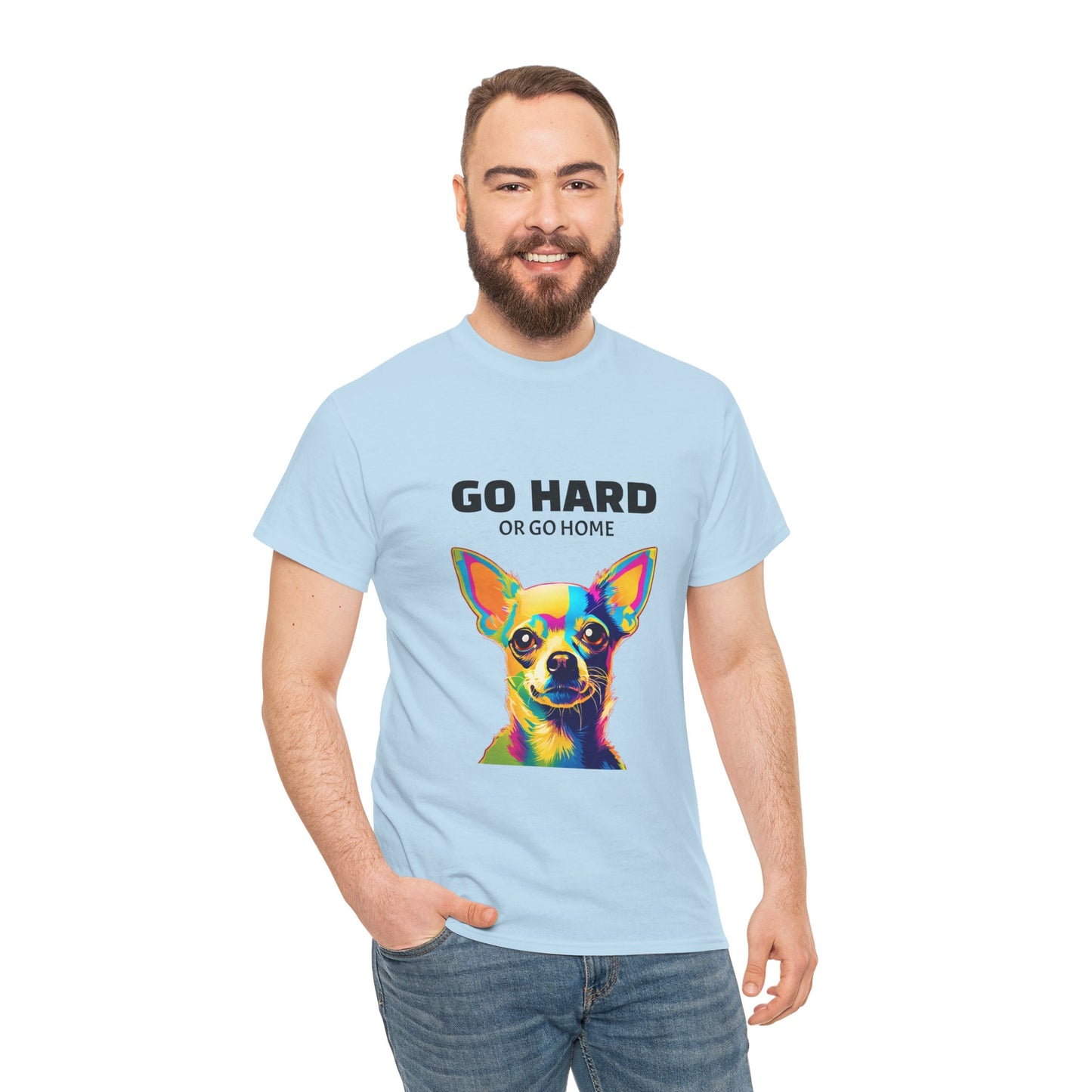 Chihuahua Dog Pop Art - Go Hard or Go Home Flashlander Gym Shirt