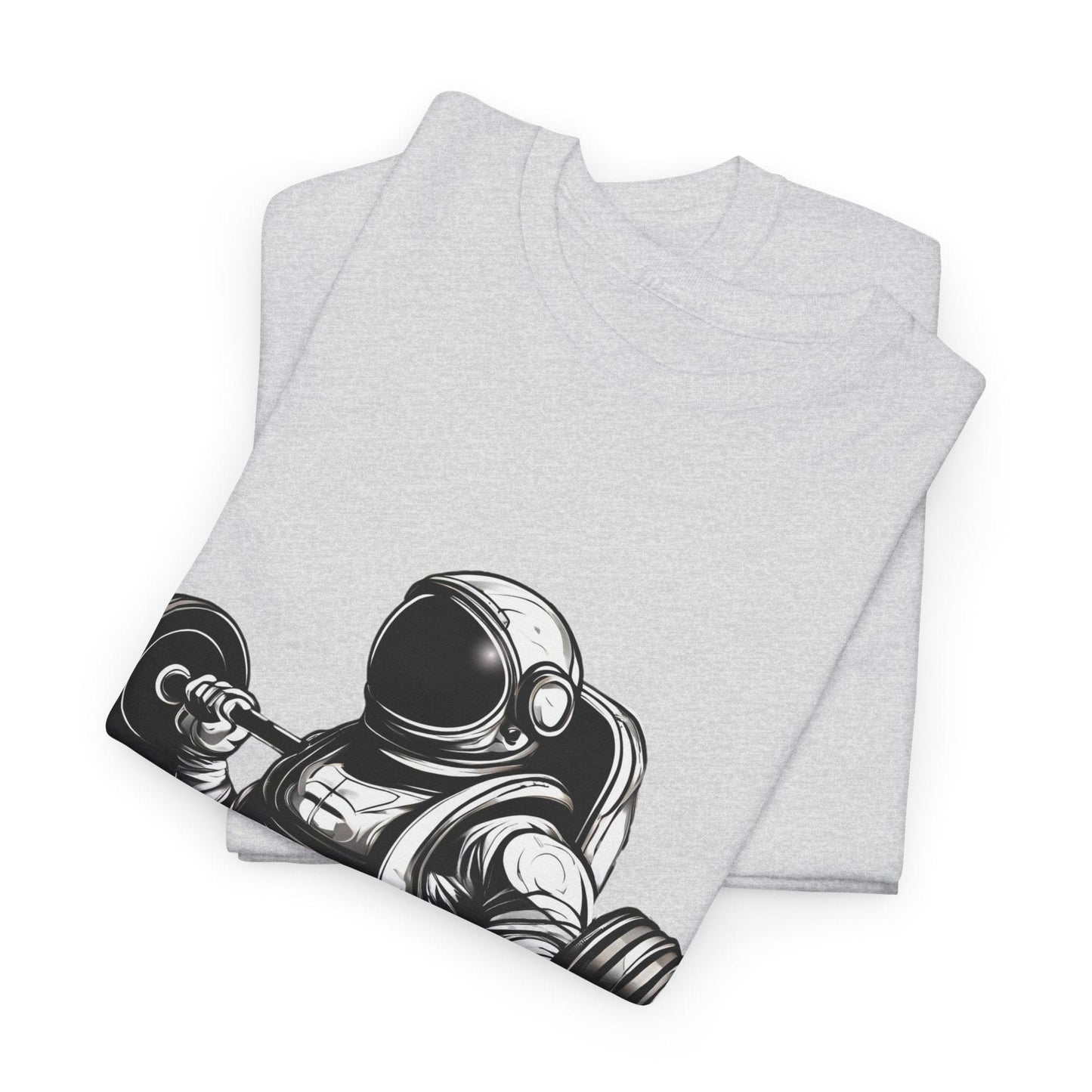 Camiseta de culturista astronauta: rompiendo límites en el espacio Camiseta gráfica de gimnasio Flashlander