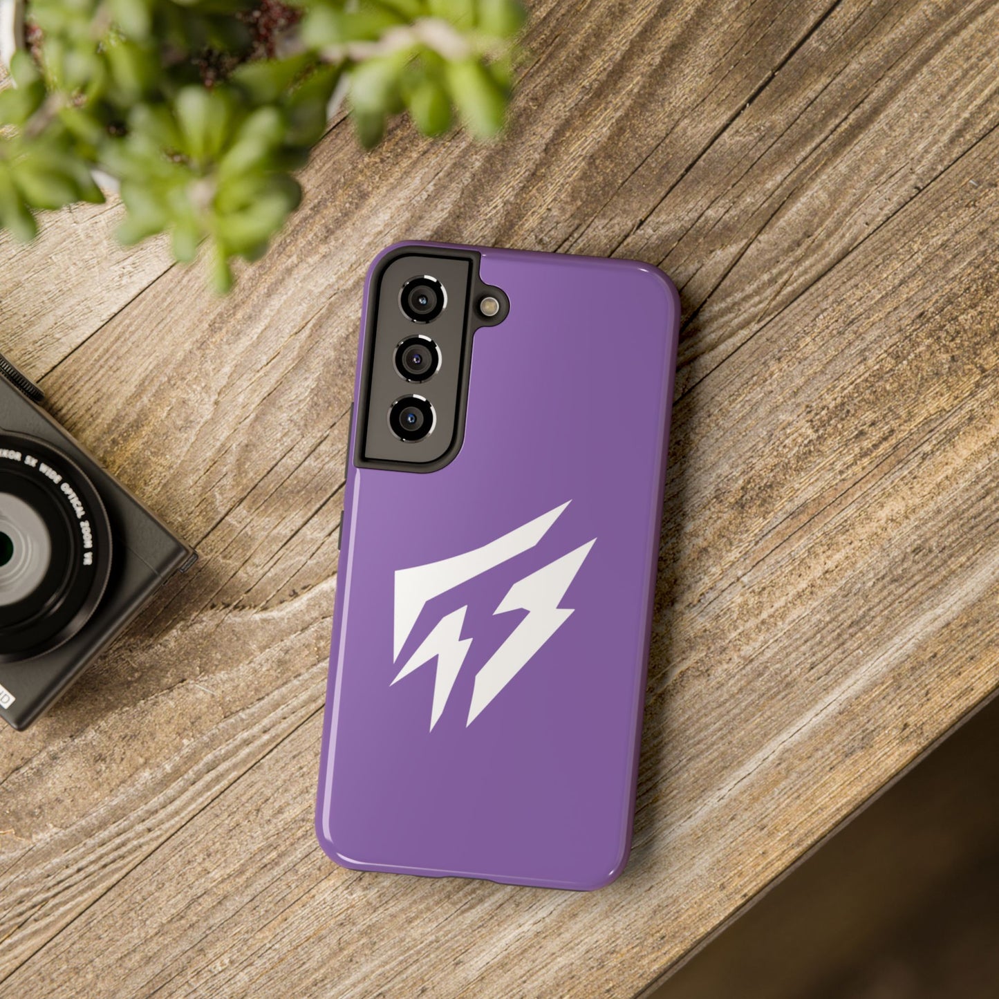 Flashlander Thunders Tough Phone Cases for all Iphone and Samsung Galaxy Light Purple