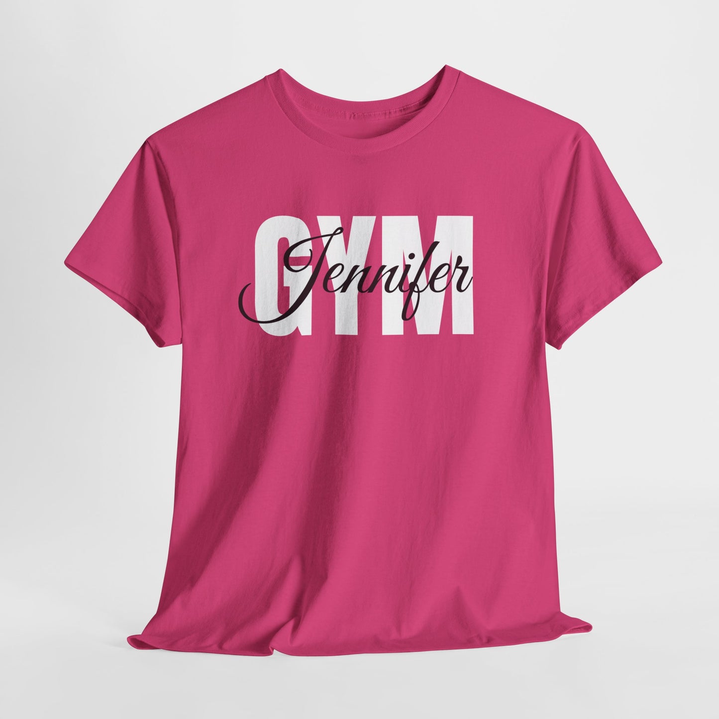 Personalized Gym Shirt, Gym Shirt, Fitness Shirt, Short Sleeve, Gift, Custom Name Gym, Logo, Your Own Text, Workout, Exercise, Gymnastics