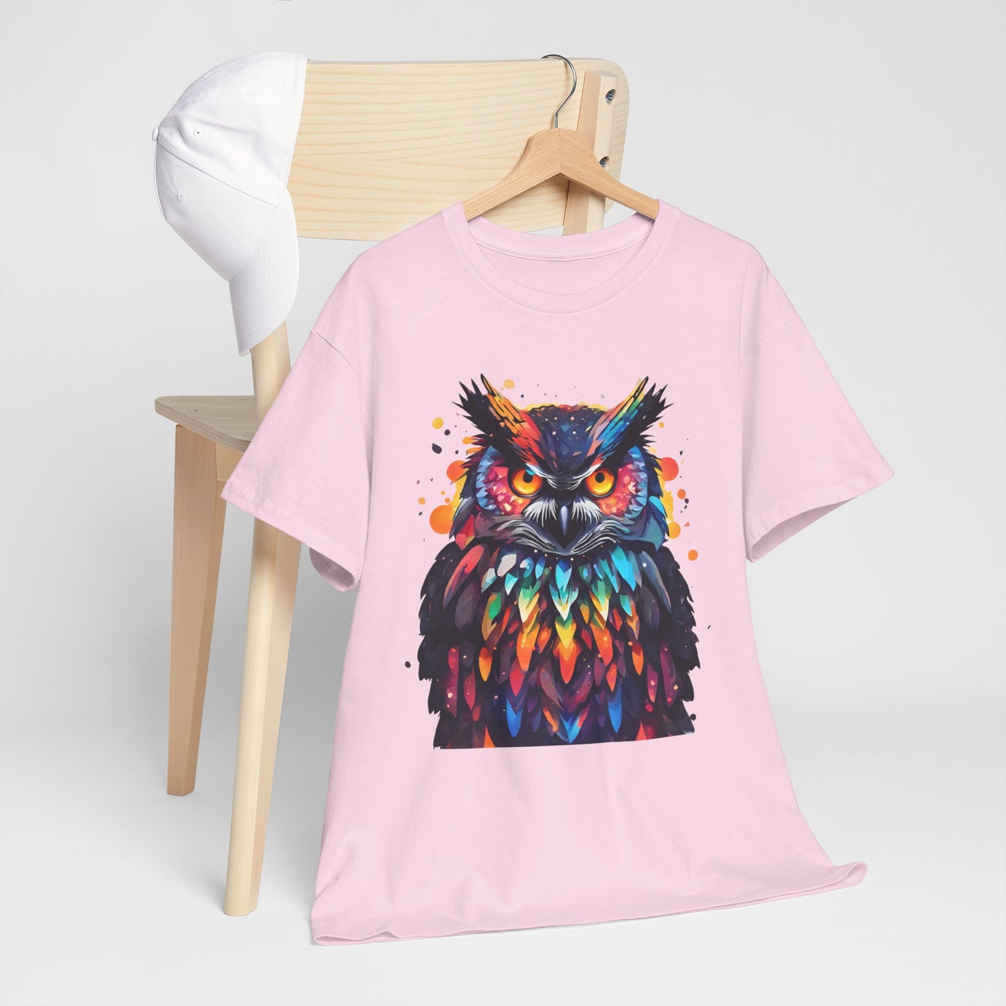 Camiseta sinfónica con plumas de búho Flashlander